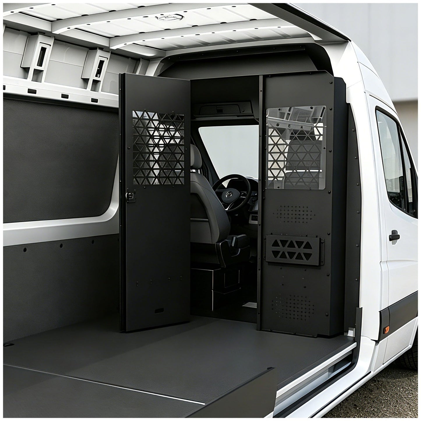 MELIPRON Van Partition Bulkhead Fit for Sprinter High Roof