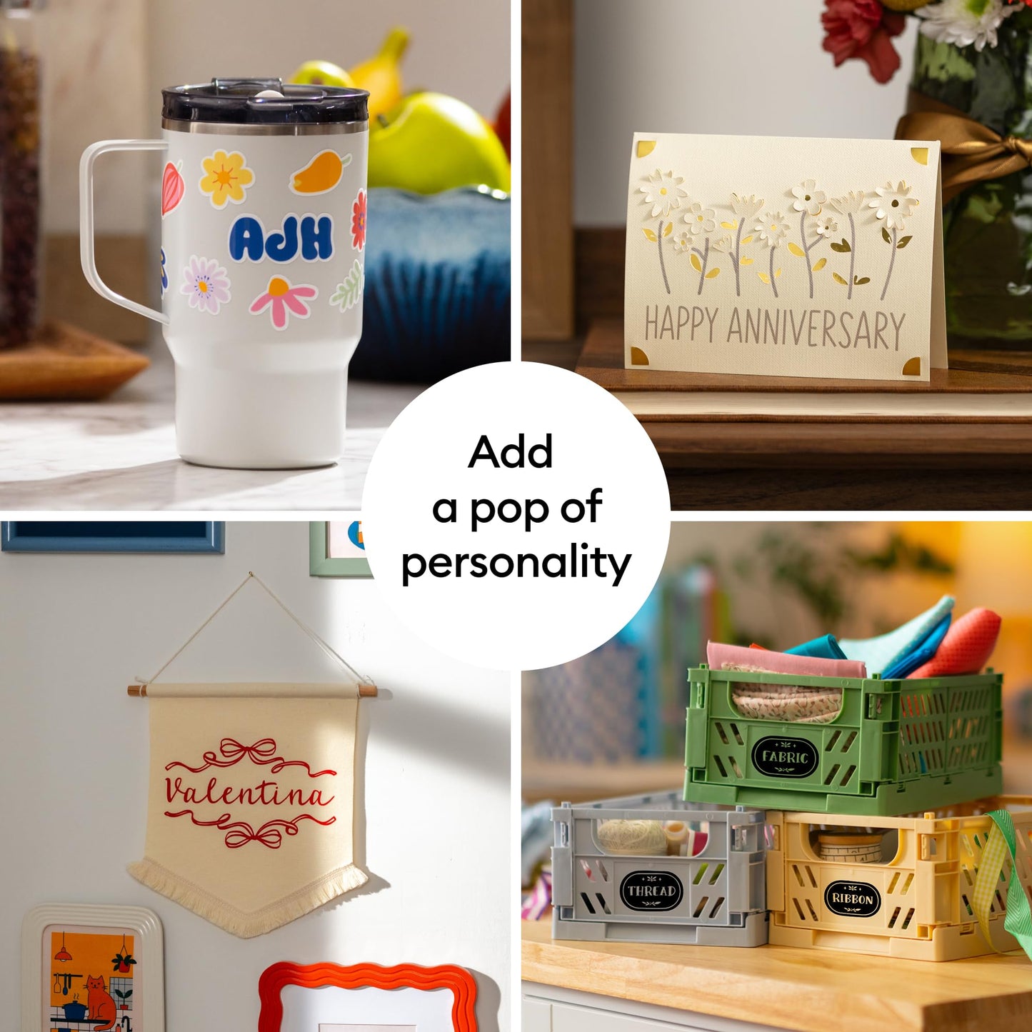 Cricut Joy™ 2 Deluxe Bundle, Coral - Ultra-Compact Cutting Machine - Perfect for Making Cards, Stickers, Labels, Decals, & More - Portable - Includes Enough Supplies for Up to 55 Projects