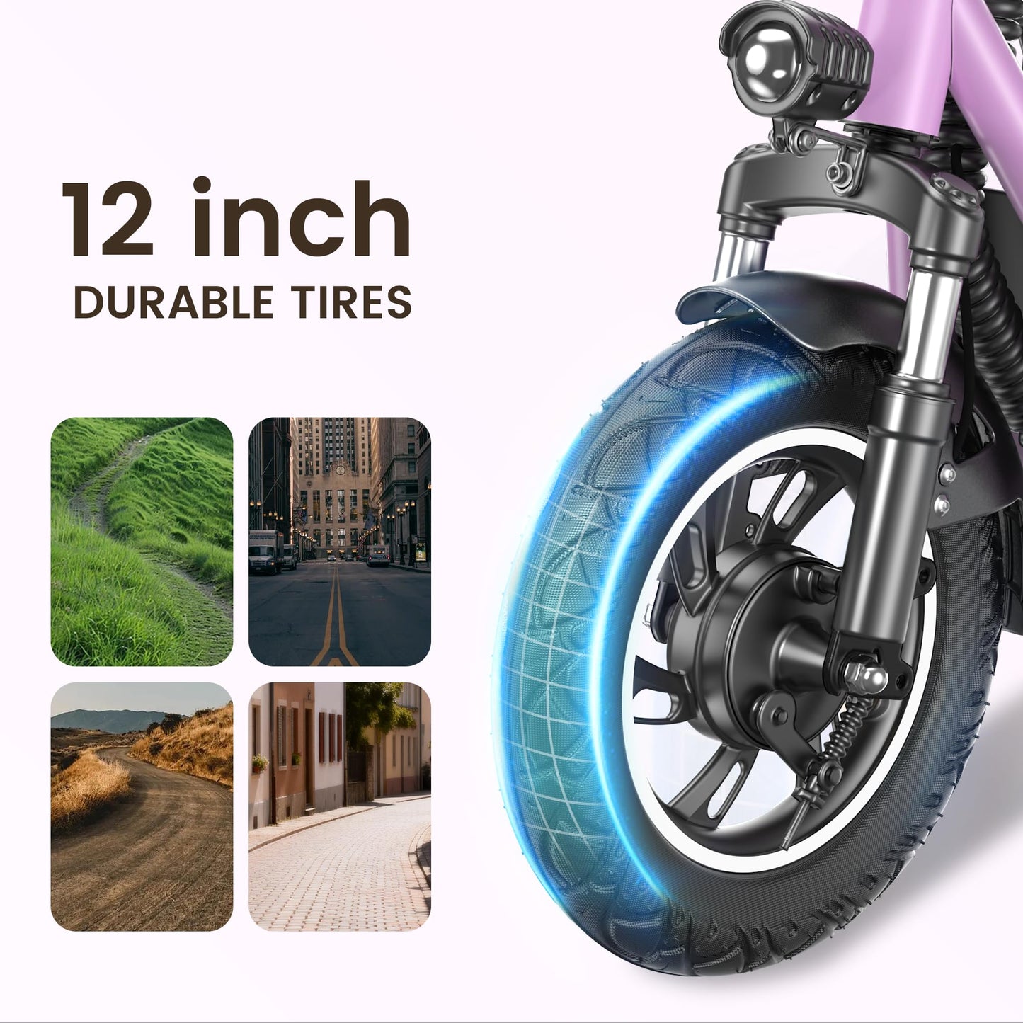 Gyroor C1Pro Electric Scooter with Seat for Adults, Foldable Commuter E-Scooter, 25-Mile Range & 19 MPH Top Speed, 12" Pneumatic Tires, Dual Suspension for Daily Commuting