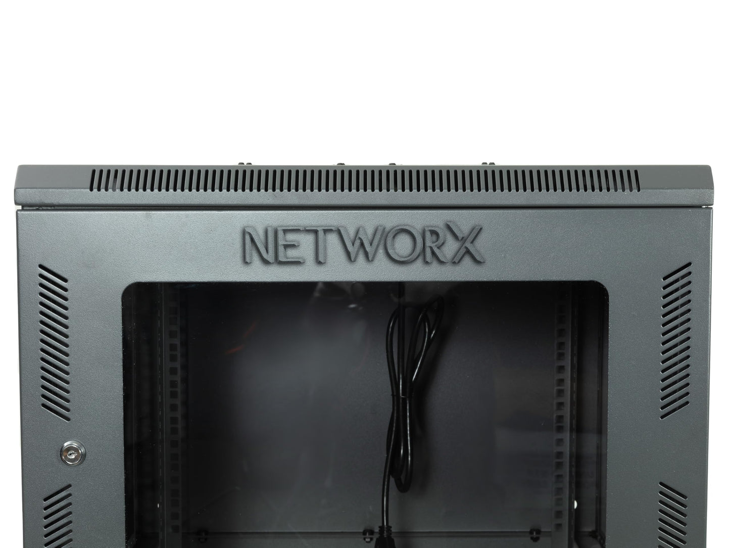 Networx 12U Wall Mount Server Cabinet - 18 Inch Depth, Acrylic Door, Flat Packed