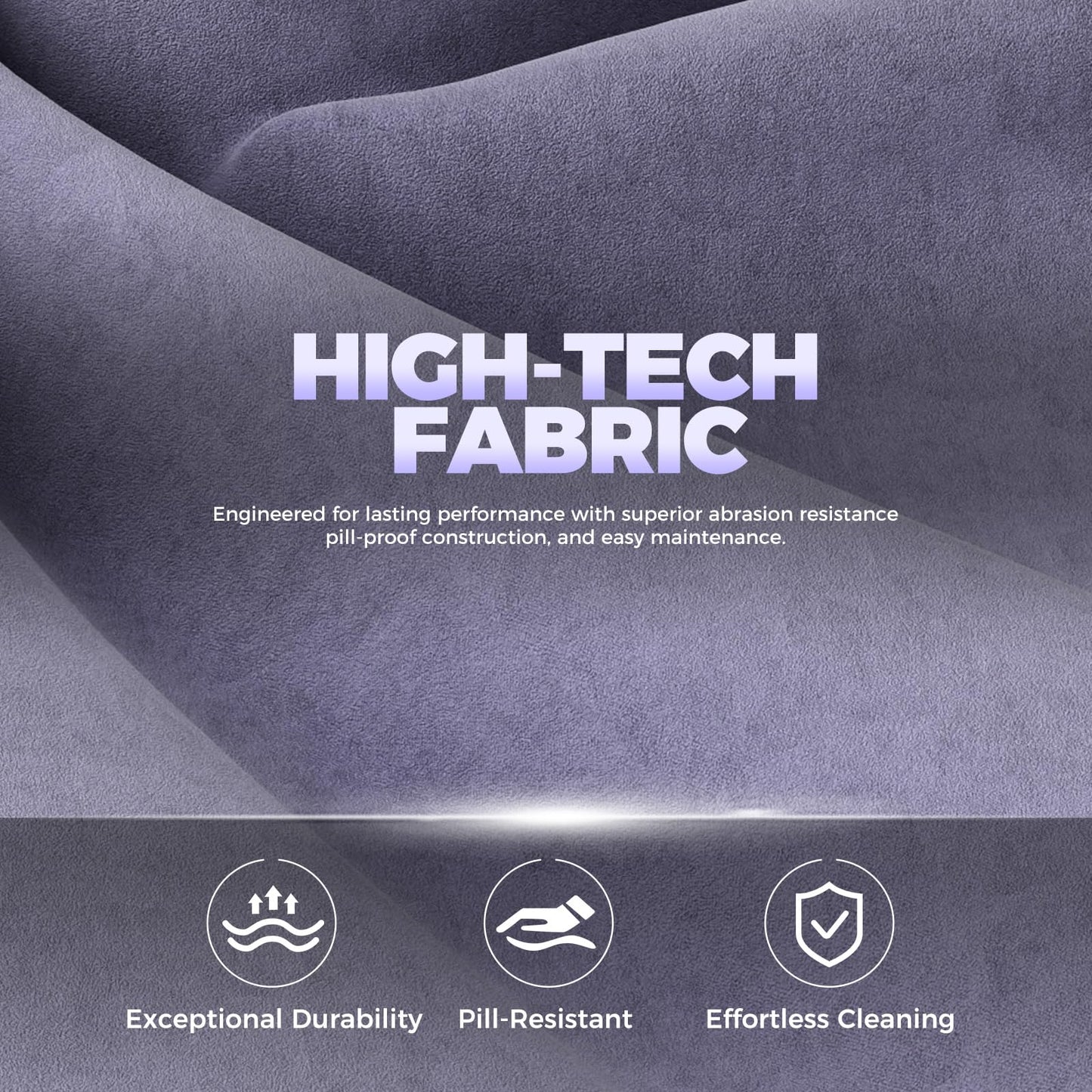 GTPLAYER Gaming Chair with Pocket Spring Cushion, High Back Ergonomic Computer Chair with Footrest for Adults Lumbar Support Swivel Game Chair for Office Gaming 350LBS, Fabric Macaron Purple