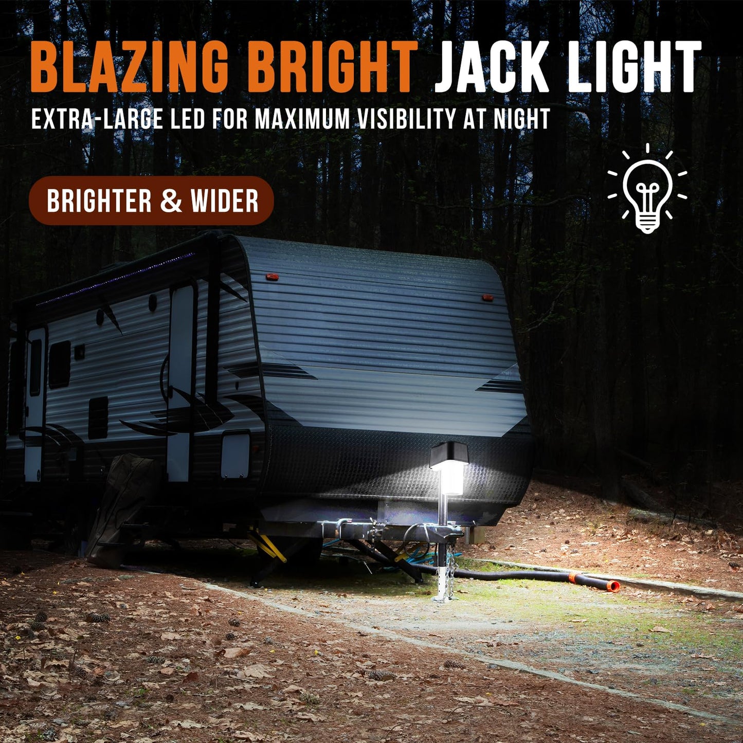Dnigh Electric Trailer Jack 7600LBS, 12V Heavy Duty RV Jack with Remote Control, IPX65 Waterproof, 9.8-31.5" Extended Electric Tongue Jack for A-Frame, Utility & RV Trailer, LED Light & Bubble Level