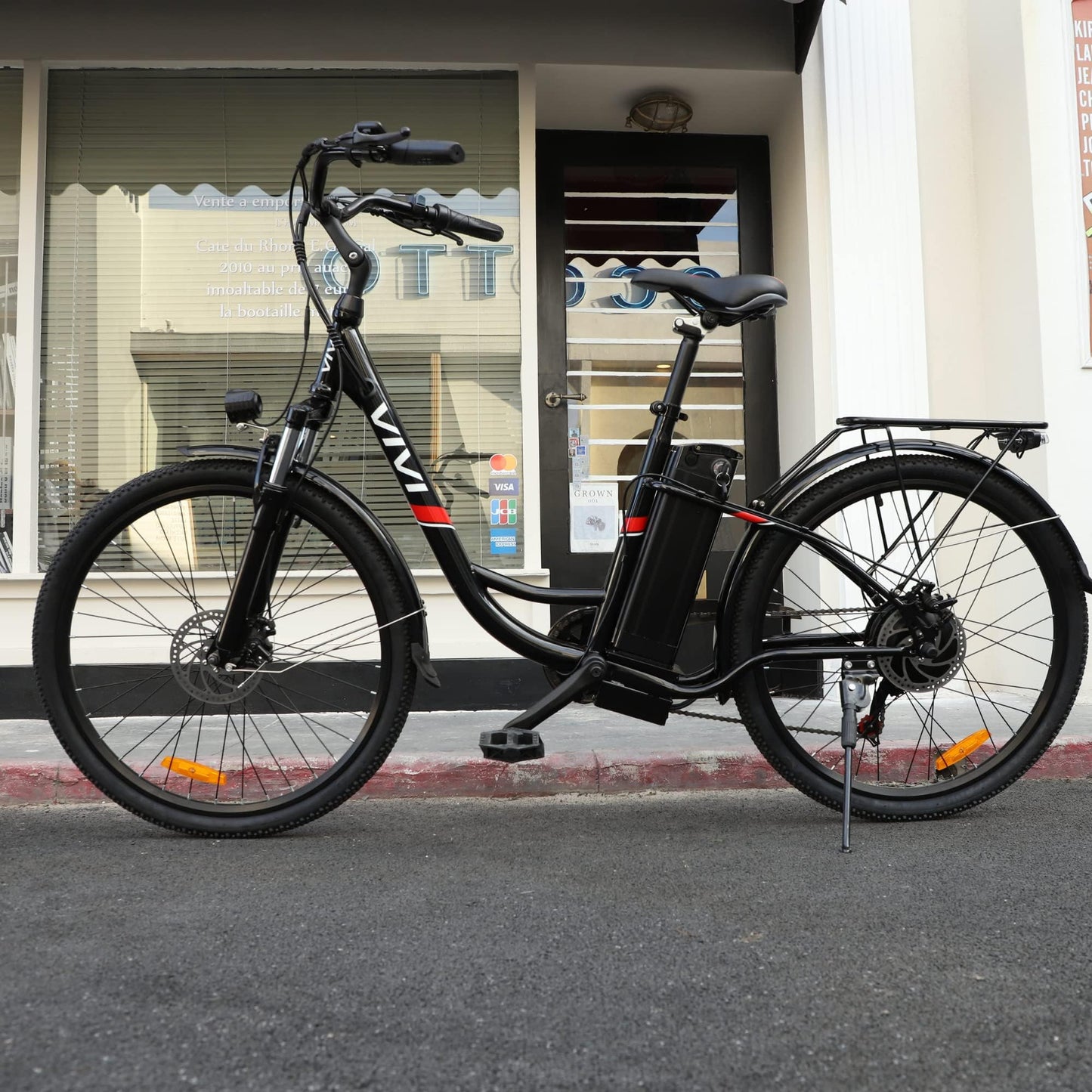 Vivi Electric Bike for Adults 500W Peak Ebike with Removable Battery, 26'' Electric Commuter Bike 19.8 MPH & 50 Miles Adult Electric Bicycles with Cruise Control, LCD Display, SGS Certified to UL2849