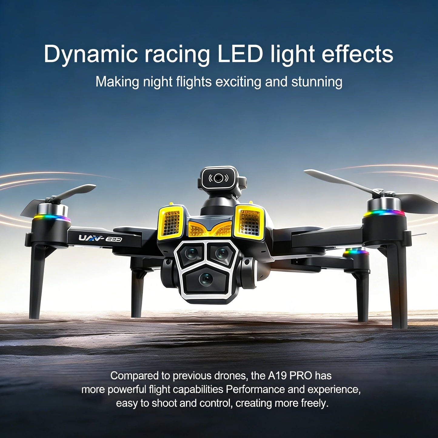 Drone with camera for kids, drones for Kids 8-12 with camera & dynamic racing LED lights, 5.6" Built-In FPV Screen, Dual Batteries, Perfect Holiday & Birthday Gift, Indoor & Outdoor Quadcopter Toy