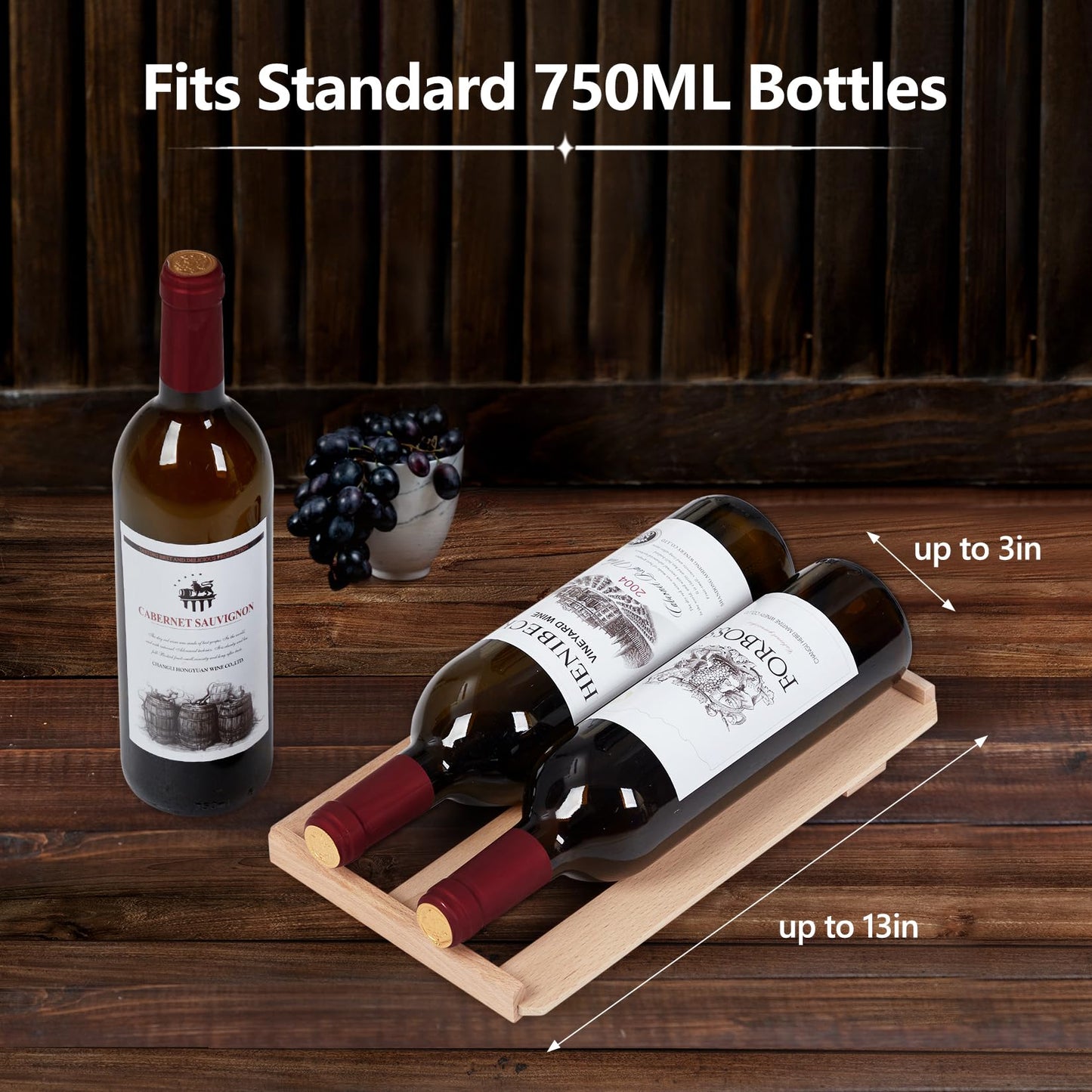 EliteEdge 18 Bottle Freestanding Wine Cooler, Digital Temperature Control Compressor Wine Fridge, Low Noise Operation with Premium Wooden Shelves for Red Wine, White Wine, and Champagne Storage