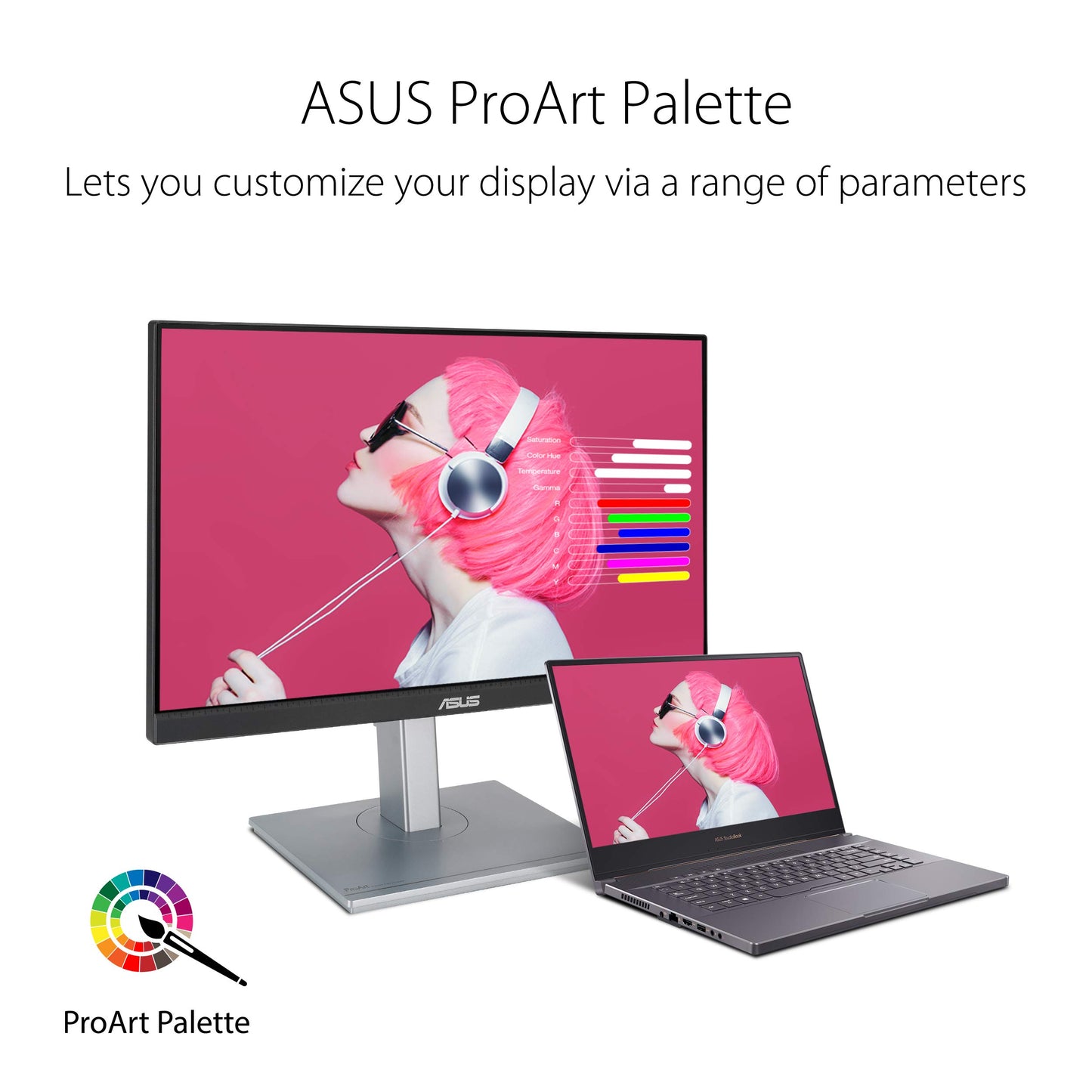 ASUS ProArt Display PA247CV 24-inch Monitor – IPS, Full HD (1920 x 1080), 100% sRGB, 100% Rec. 709, Color Accuracy ΔE < 2, Calman Verified, USB-C, Compatible with Laptop & Mac Monitor