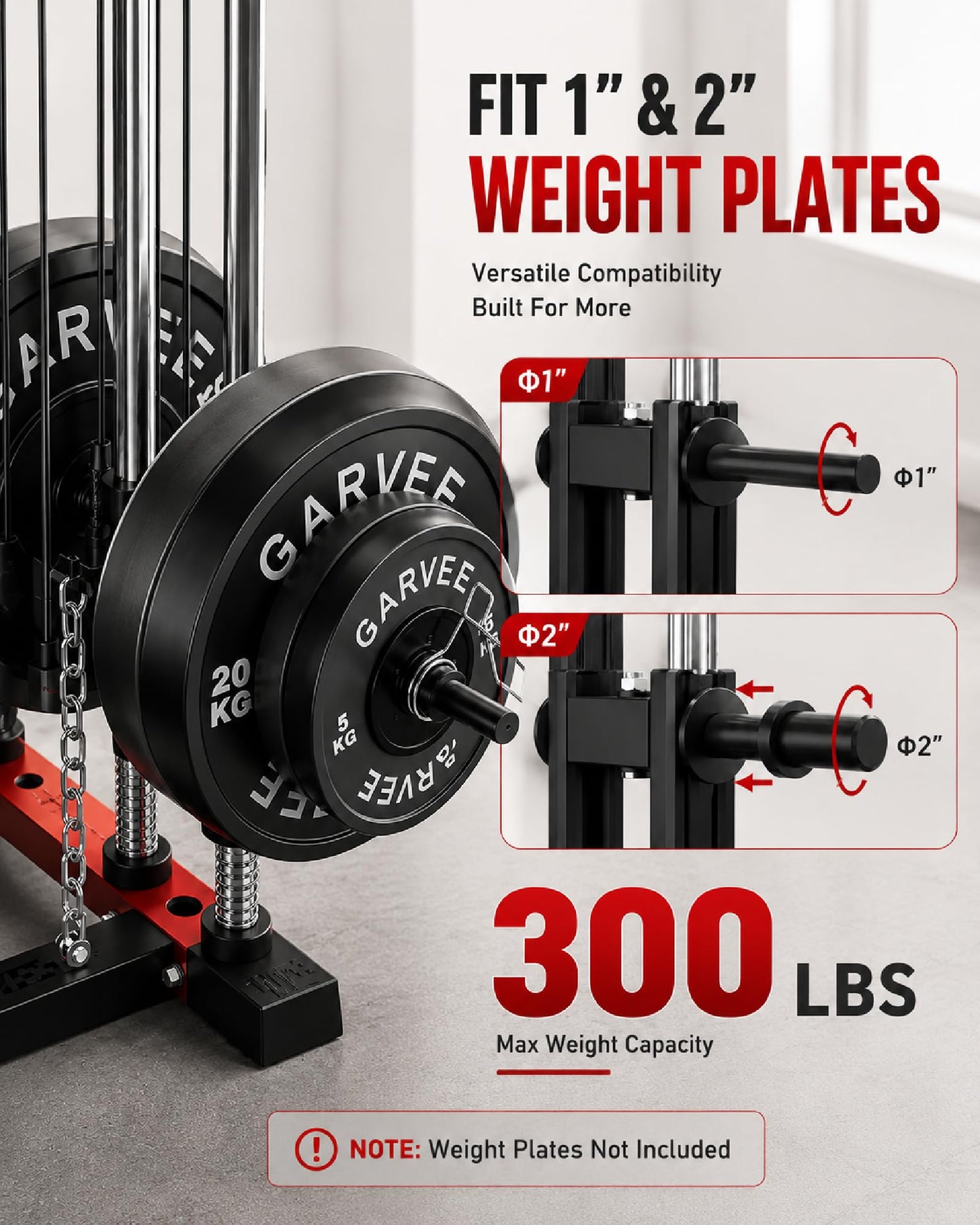 Home Gym Machine, Multifunctional Workout Equipment for Strength Training, Full Body Home Gym with Chest Press, LAT Pulldown, Leg Extension & Cable System