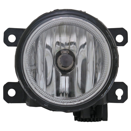 TYC Left Fog Light Assembly for 2017-2021 Honda Civic, Plastic, Black, Model 19-6044-00