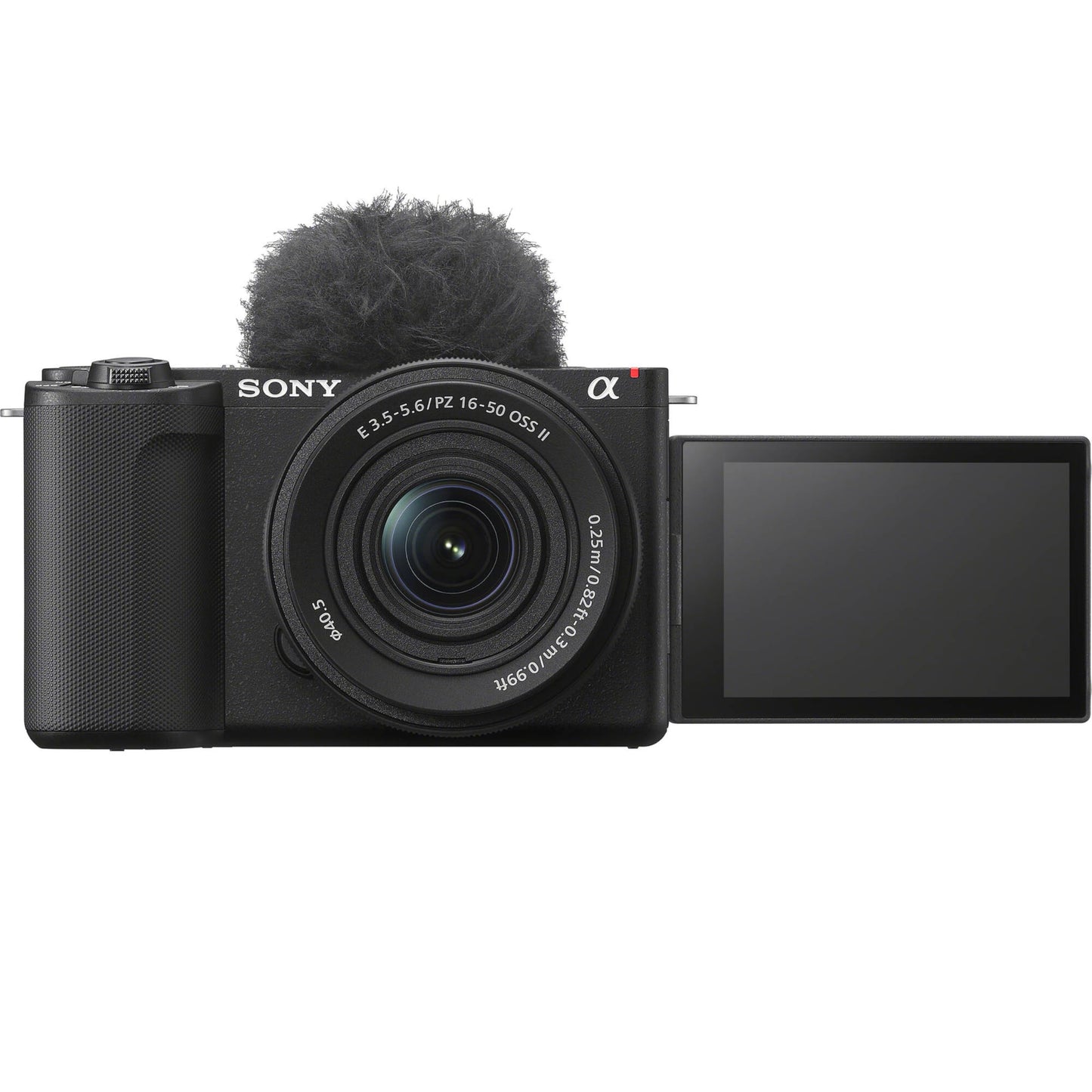 Sony ZV-E10 II + 16-50mm Lens, LED Light, Microphone, 128GB Extreme Speed, U-Grip, Filters, Tripod, Case, Software, & More – Pro Video Bundle (35pc)