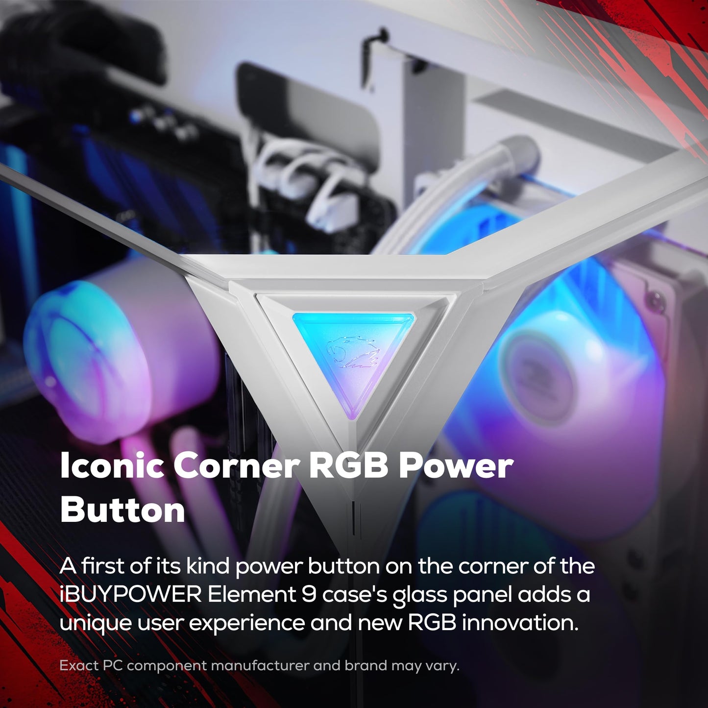iBUYPOWER Element Gaming PC Desktop Computer AMD Ryzen 9 7900X CPU, NVIDIA GeForce RTX 5070 12GB GPU, 32GB DDR5 RGB 5200MHz RAM, 1TB NVMe SSD, Windows 11 Home, Gamer Keyboard and Mouse - EWA9N5702