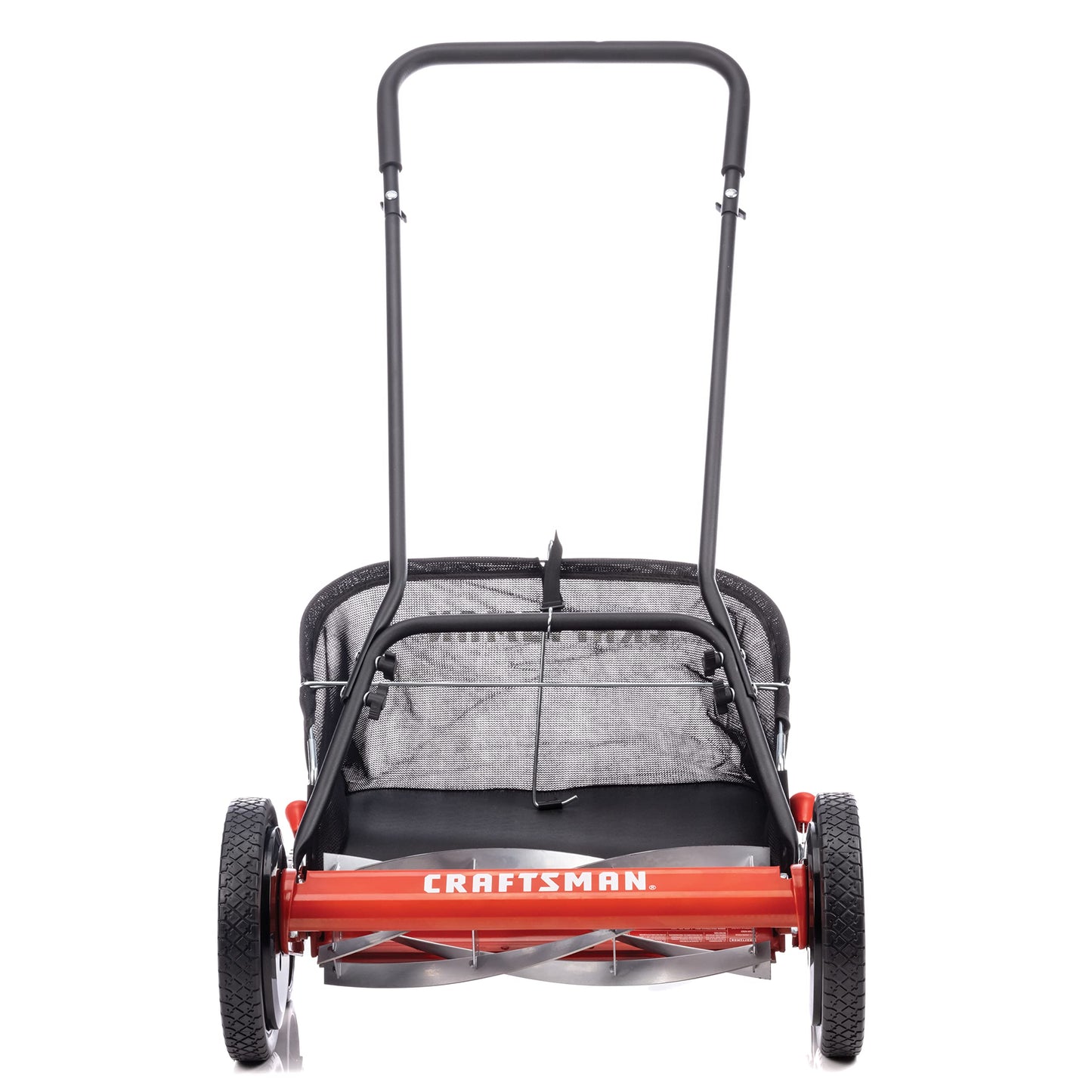 Craftsman 1816-18CR 18-Inch 5-Blade Push Reel Lawn Mower with Grass Catcher, Red