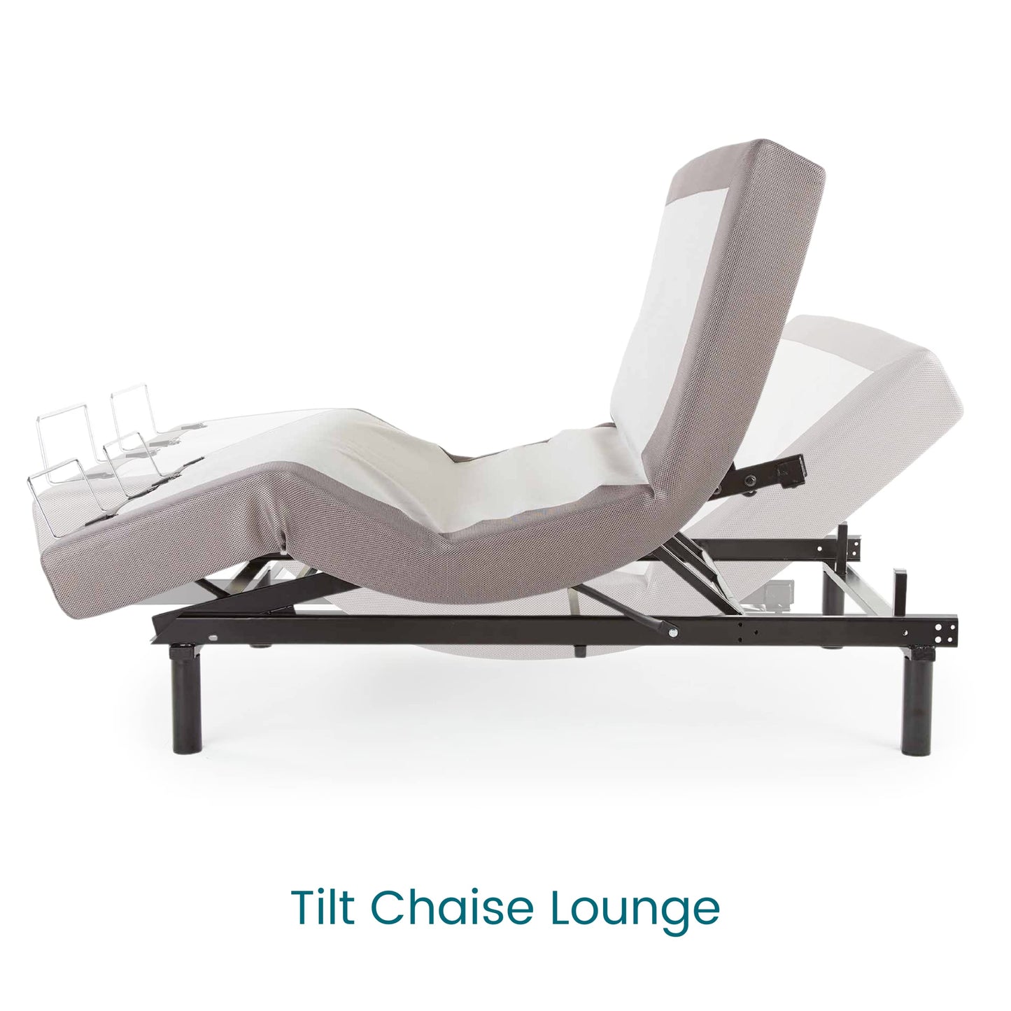 ERGO-Pedic, iTilt Incline Therapy Comfort Lounger, Adj Base, for Sleep Apnea & GERD, Cal-King-Twin