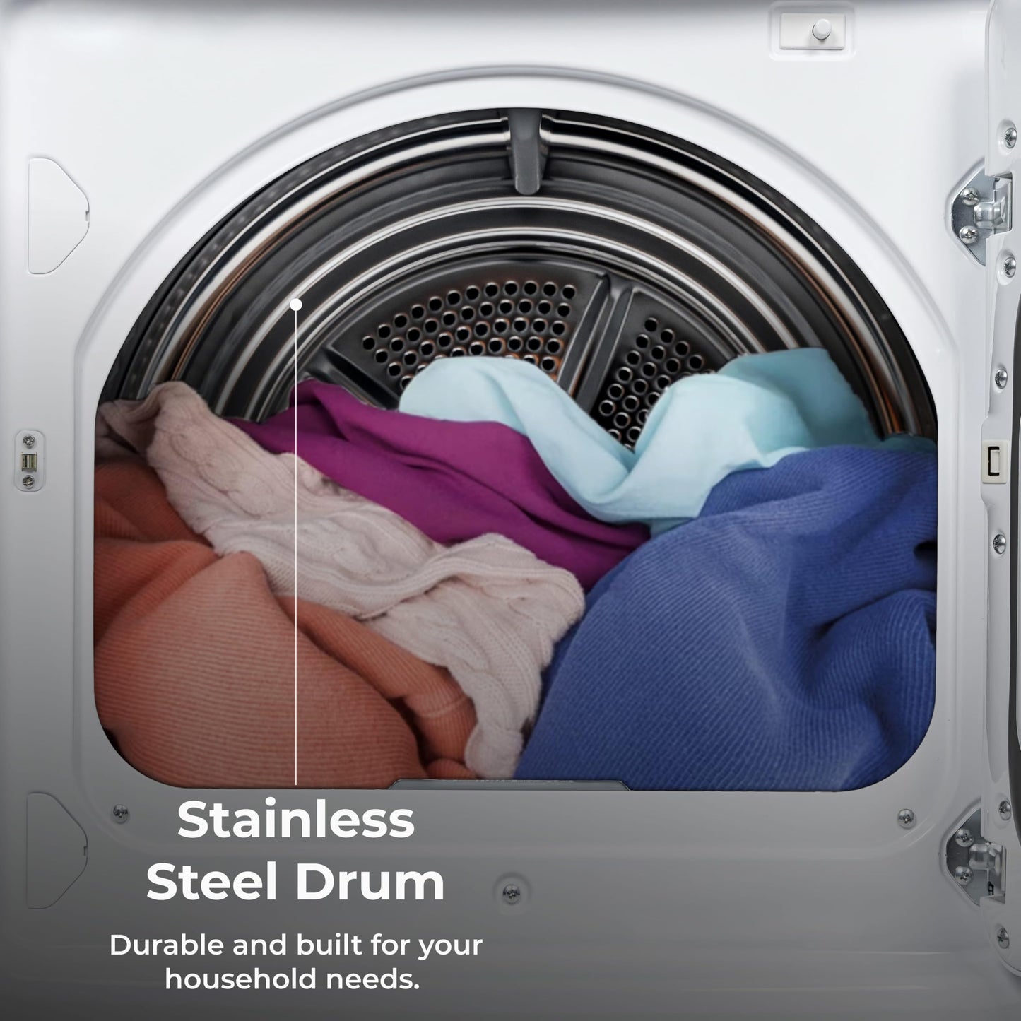 Kenmore 7.0 cu. ft. Front Load Gas Dryer - with Guard to Reduce Wrinkles & Static - Smart Sensor Drying - LED - White