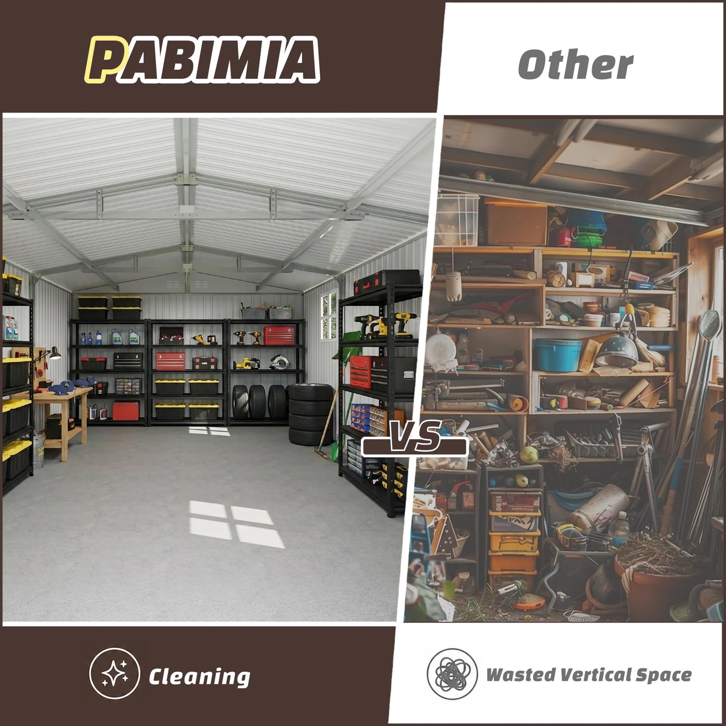 PABIMIA 12X20 FT Outdoor Storage Shed with Windows, Metal Garden Shed with Lockable Double Doors, Weather-Resistant Backyard Tool Shed for Patio, Lawn, Pool Supplies, Bikes & Outdoor Equipment
