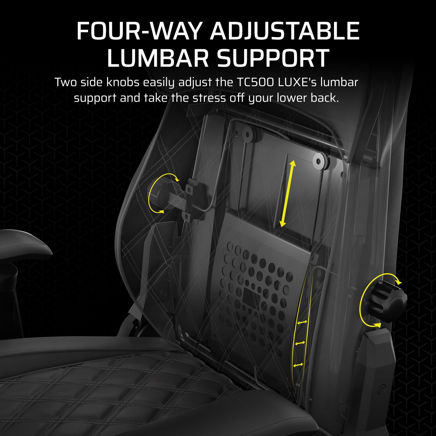 Corsair TC500 Luxe Gaming Chair – Premium Breathable Fabric – Wide Seat – Five-Way Adjustable Armrests – Adjustable Built-in Lumbar Support – 90-135 Degree Recline – Sherwood