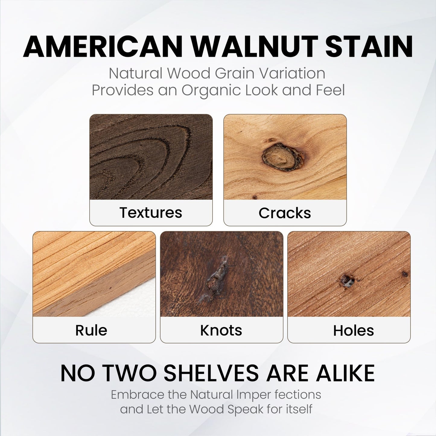 Fun Memories 72" Floating Shelves for Wall, Rustic Solid Elm Wood Floating Shelves - Invisible Bracket Mount, Extra Long Wall Mounted Shelf for Living Room, Bathroom, Bedroom, Kitchen, Natural