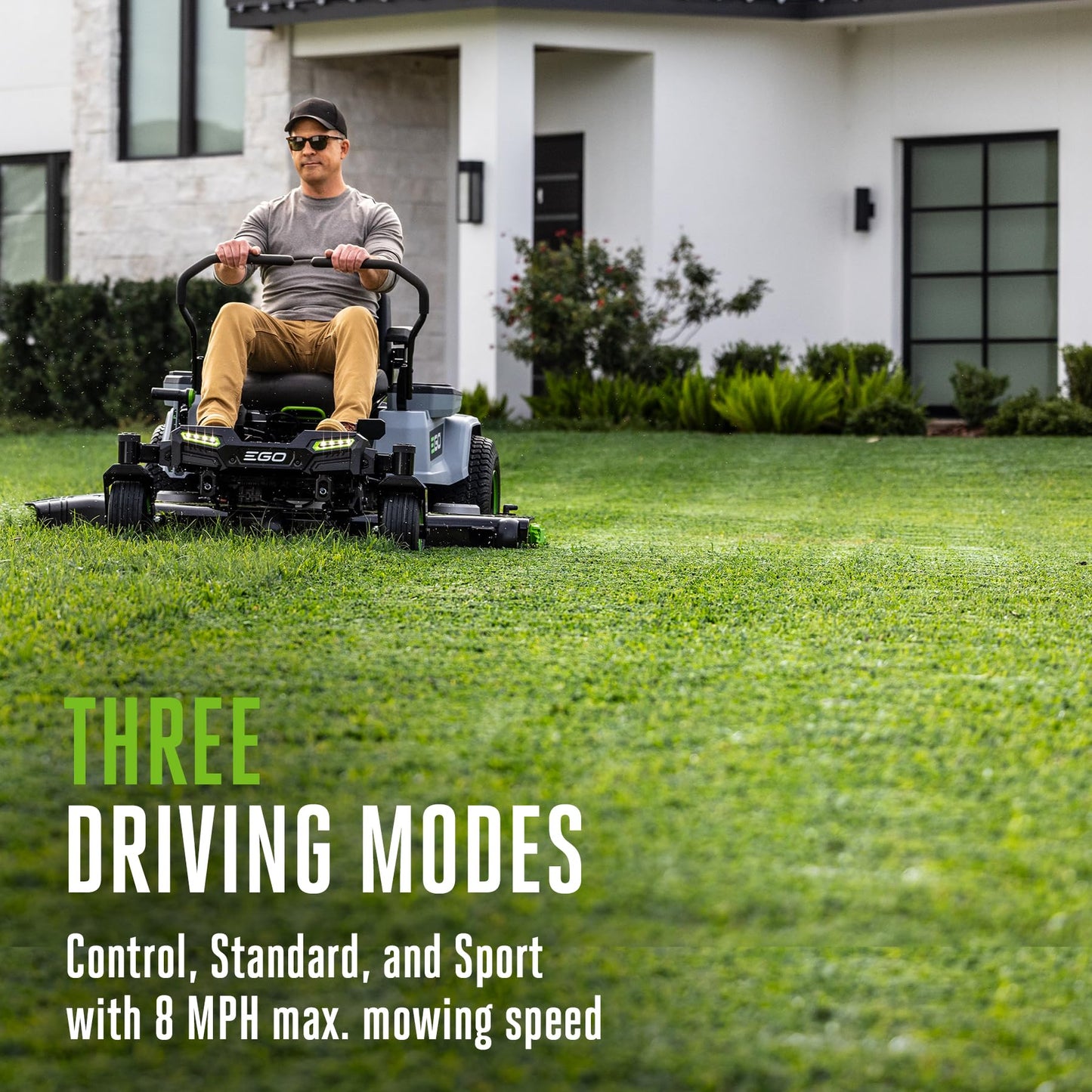EGO POWER+ Z6 Zero Turn Riding Lawn Mower, 52" Deck, Includes (6) 56V 10.0Ah Batteries and 880W Charger - ZT5216L