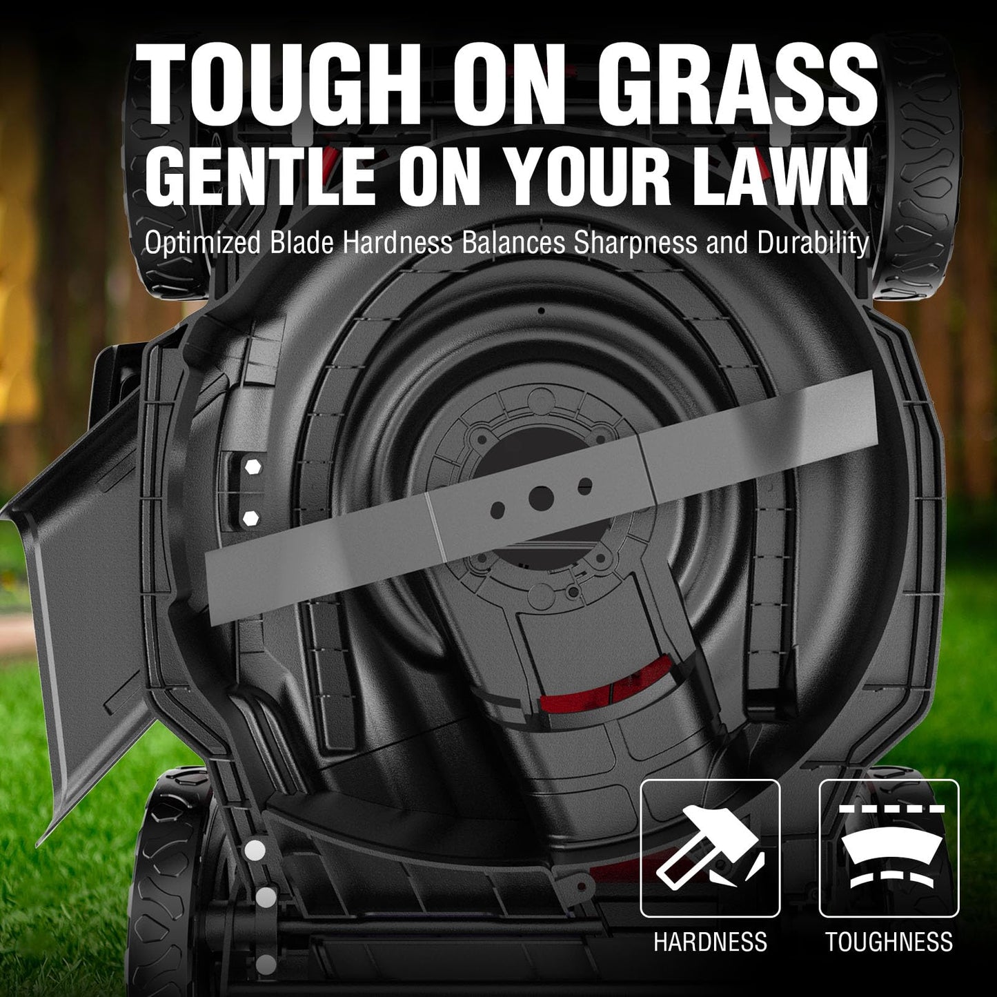 20" Self Propelled Cordless Lawn Mower,40V 2x4.0 Ah Battery Lawn Mower with Dual Battery Slots & Steel Deck, 3-in-1 Walk-Behind Mower (Bagging/Mulching), Space Saving Foldable