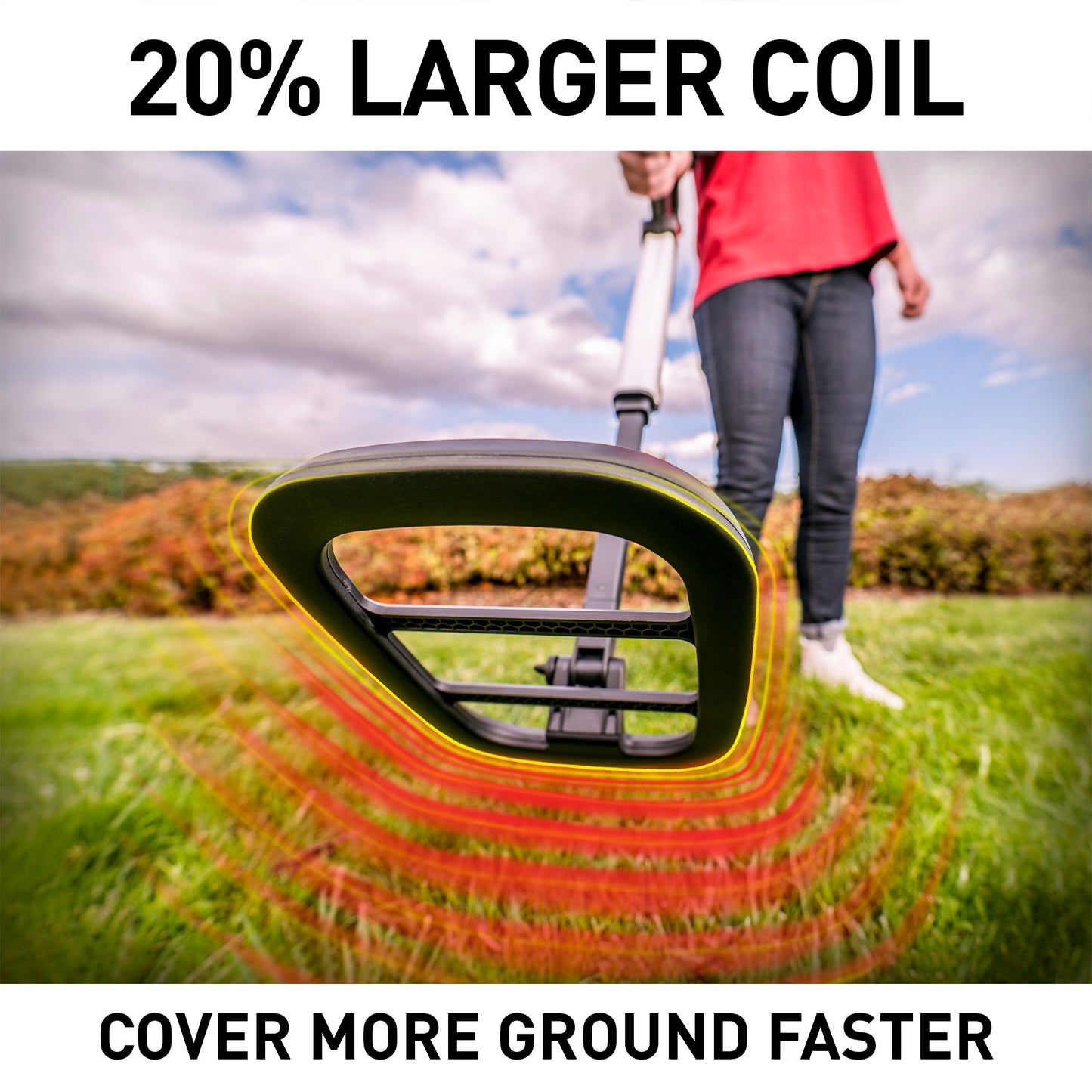 National Geographic PRO Series Metal Detector - Ultimate Treasure Hunter with Pinpointer, Large Waterproof 10" Coil - Lightweight and Collapsible for Easy Travel (Amazon Exclusive)