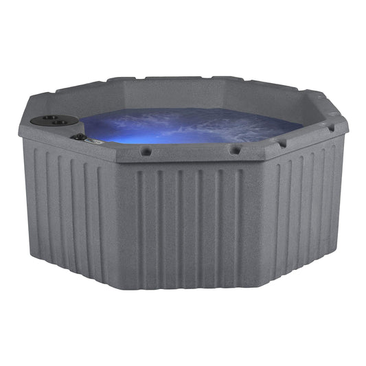 Aqualife by Strong Spas Invi 5 Person Rigid Resin Hot Tub Spa, 11 Jets, 2BHP 2-Speed Pump, Stainless Steel Heater, 120V Plug & Play, Full Foam Insulation, 4 Season Outdoor, LED, Cover and Filter