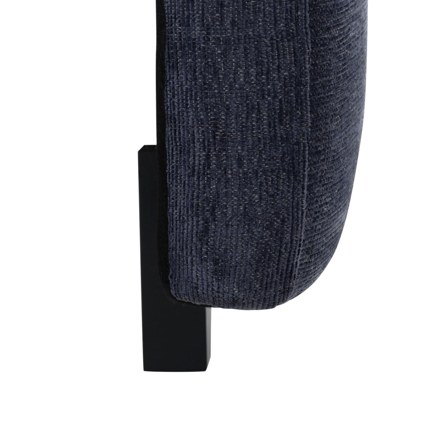 Serta Glendale 90.2" Queen Size Wall-Hugging Convertible Sofa, Dreamcoil Comfort, Chenille Fabric, Navy