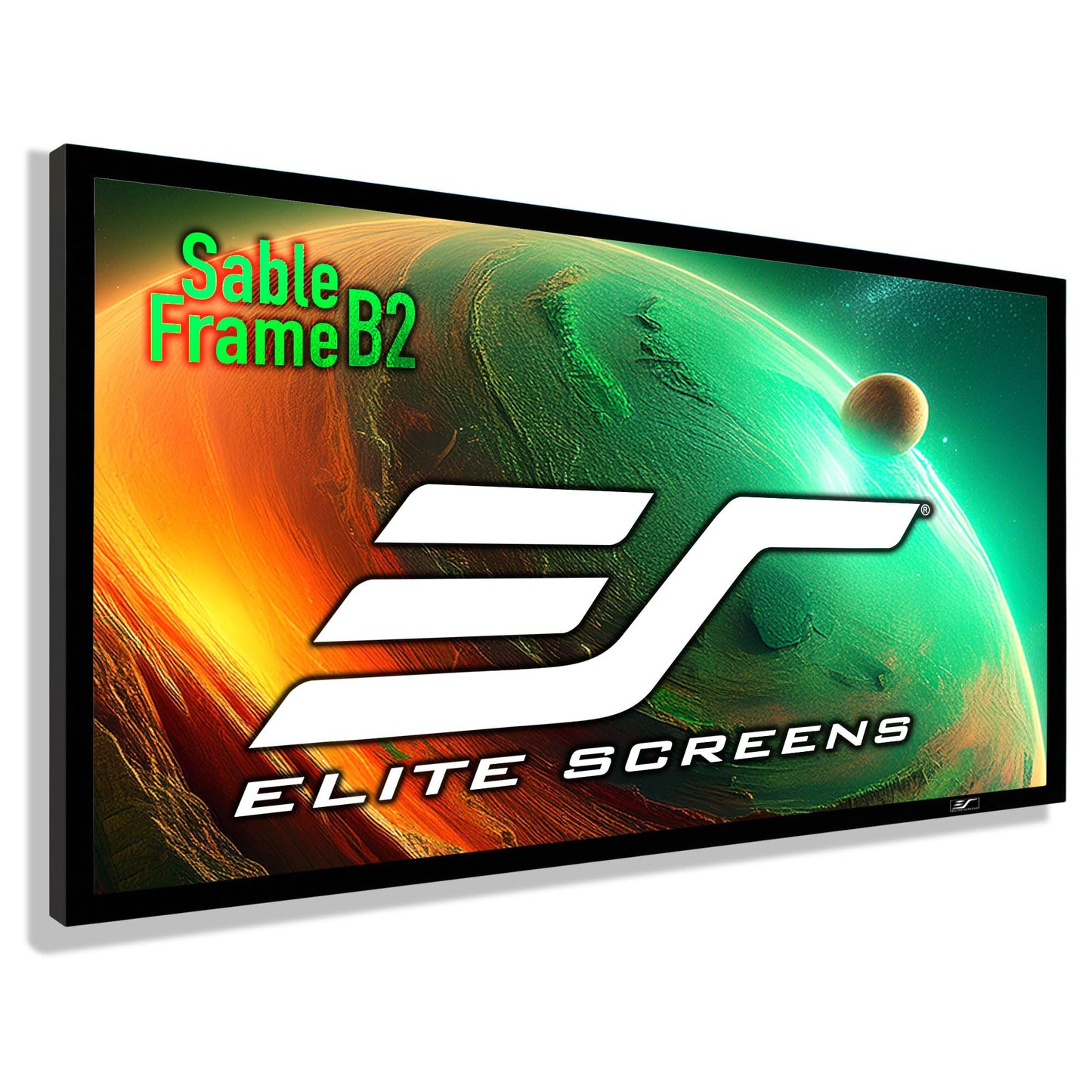 Elite Screens Sable Frame B2 Series 120-Inch 16:9 Projector Screen, Fixed Frame Wall Mounted, 4K/8K UHD & Active 3D, CineWhite UHD-B, ISF Certified, UST Compatible, SB120WH2-X
