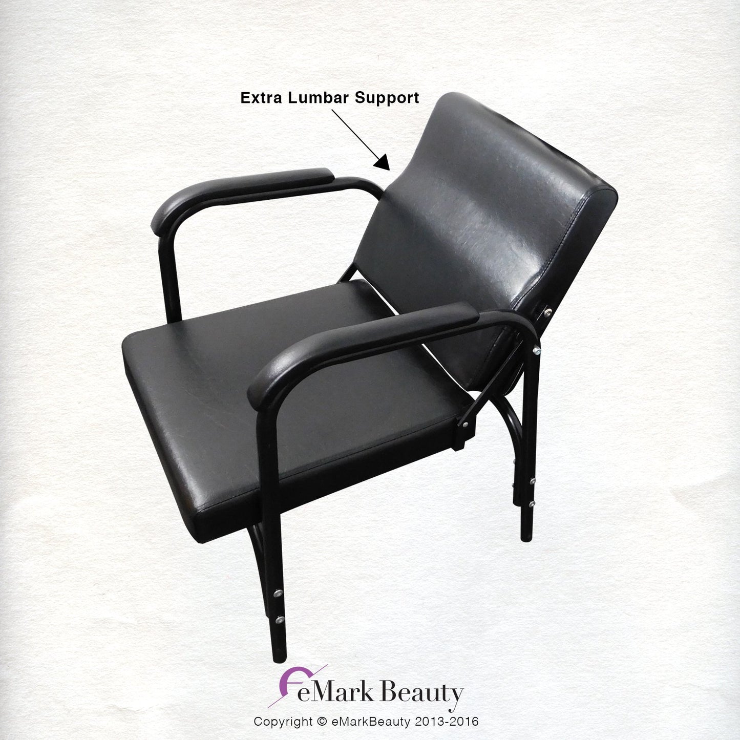 Salon CERAMIC Wall Mounted Tilting Bowl Reclining Shampoo Chair TLC-B07WT-216