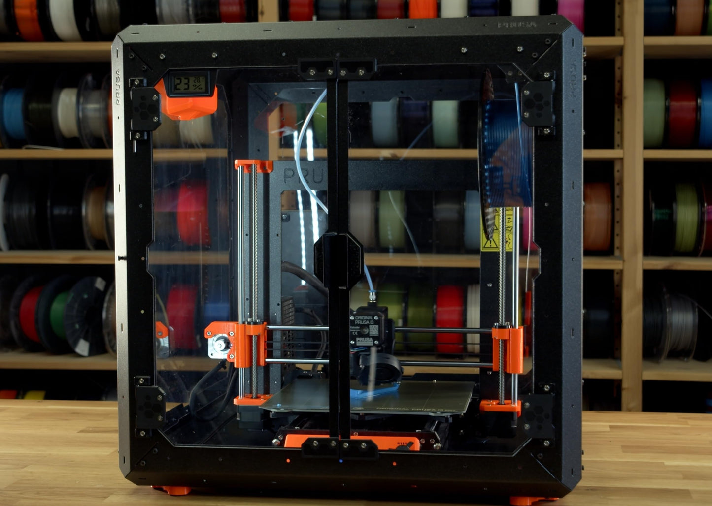 Original Prusa Enclosure for MK4S – Modular 3D Printer Enclosure for Stable Printing, Noise Reduction & Improved Print Stability, 20.87 × 21.46 × 28.15 inches