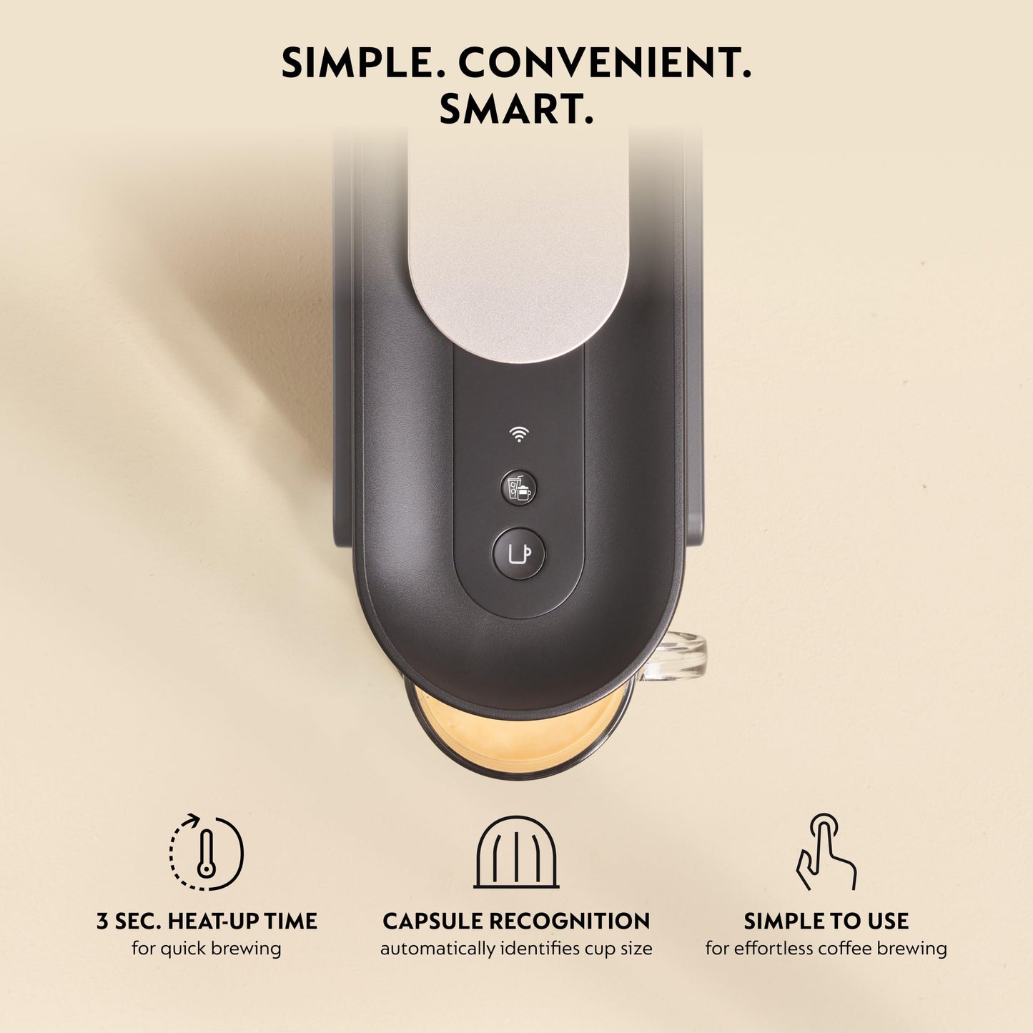 Nespresso Vertuo Up Coffee and Espresso Maker by DeLonghi, Graphite