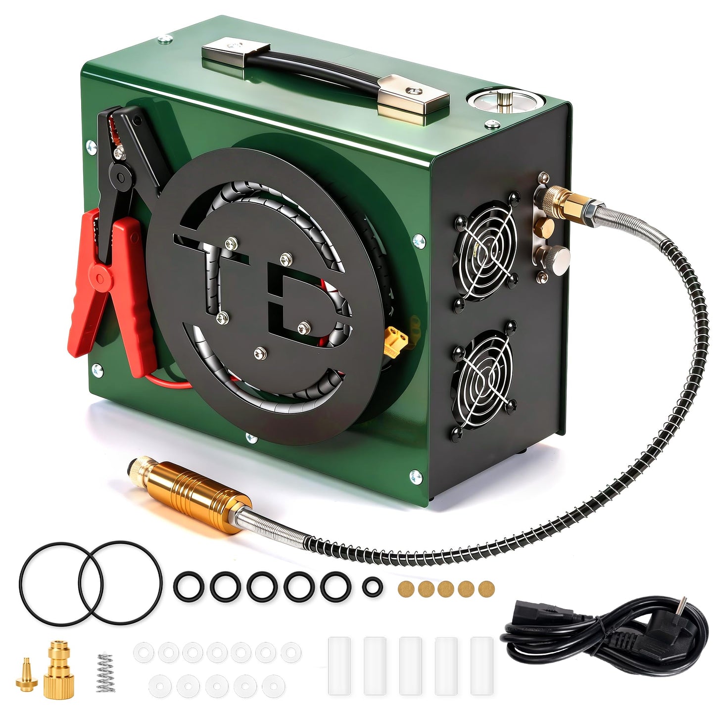 TUDIVING-Portable 4500Psi / 30Mpa Auto-Stop Air Compressor