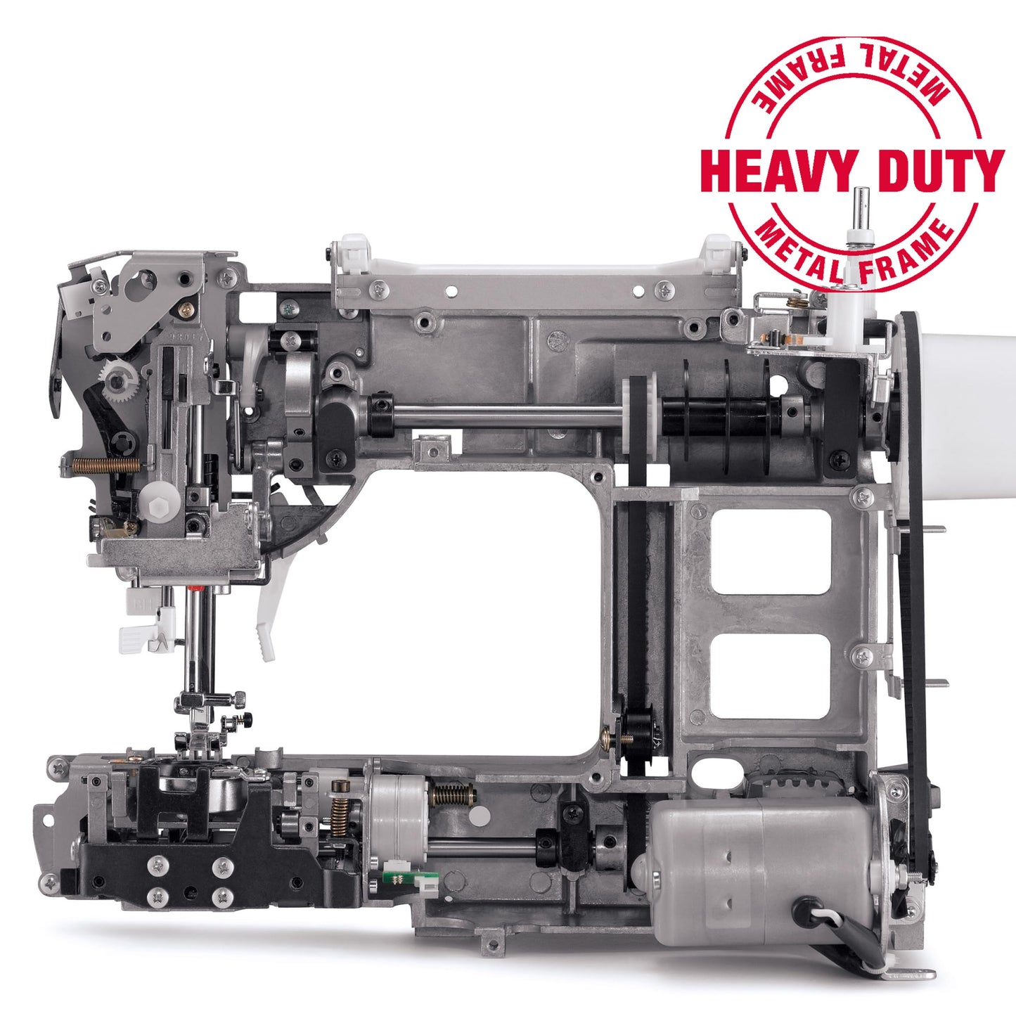SINGER® Heavy Duty 4423 (Grey) High Speed Sewing Machine + Accessories | 23 Built-In Stitches Deliver 97 Stitch Applications | 50% More Power, 1100 Stitches/Min | Metal Frame, 1-Step Buttonhole