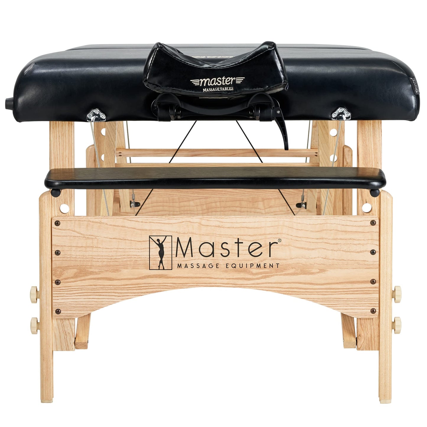 Master Massage Gibraltar 32" Width Olympic LX Portable Massage Table, Black- Extra Wide for Larger Clients, Supports Weight Up to 800lbs.- Tattoo Spa Salon Facial Beauty Bed, Lash Tables