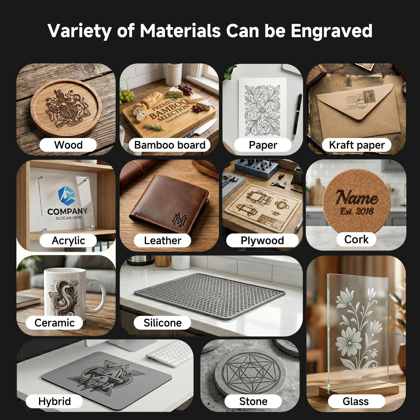 Artilume Laser Engraver 7000mW APP-Control-Foldable Design Laser Engraver and Cutter Machine 200 * 150mm Working Area Portable Engraver for Wood Leather Acrylic Best for Beginners Small Business (T1)