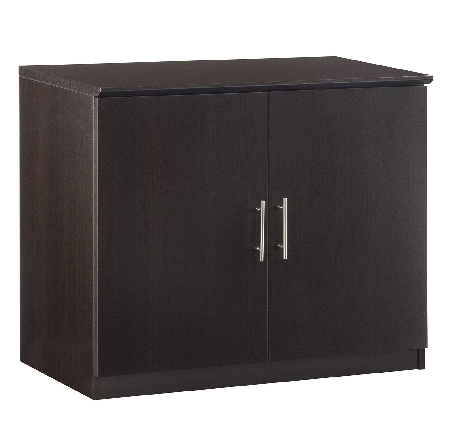 Safco MSCLDC Medina 2-Door Storage Cabinet, 36"W, Mocha Laminate