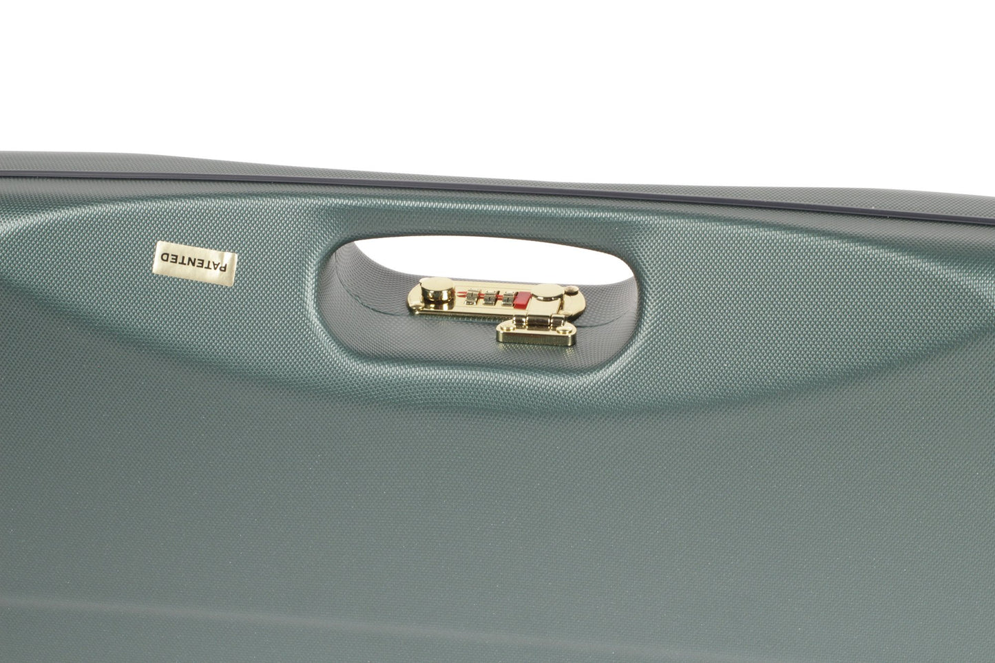 Negrini Cases 1602L/4704 Shotgun Case for O/U SXS/ABS/1 Gun/1 Barrel up to 32 3/4-Inch, Green/Blue