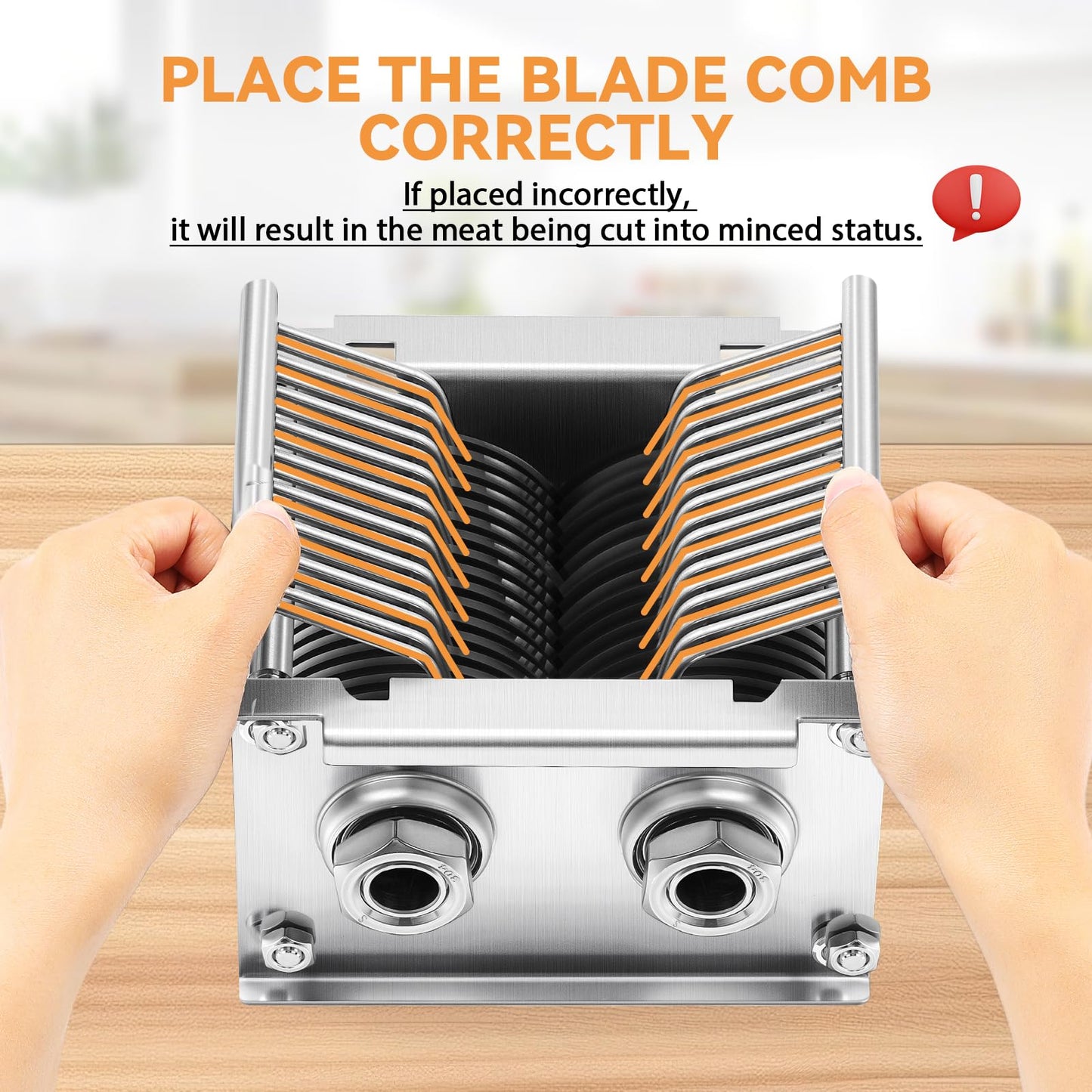 Replacement Meat Cutter Blade for Newhai 850W Meat Cutter Machine (3.5mm)