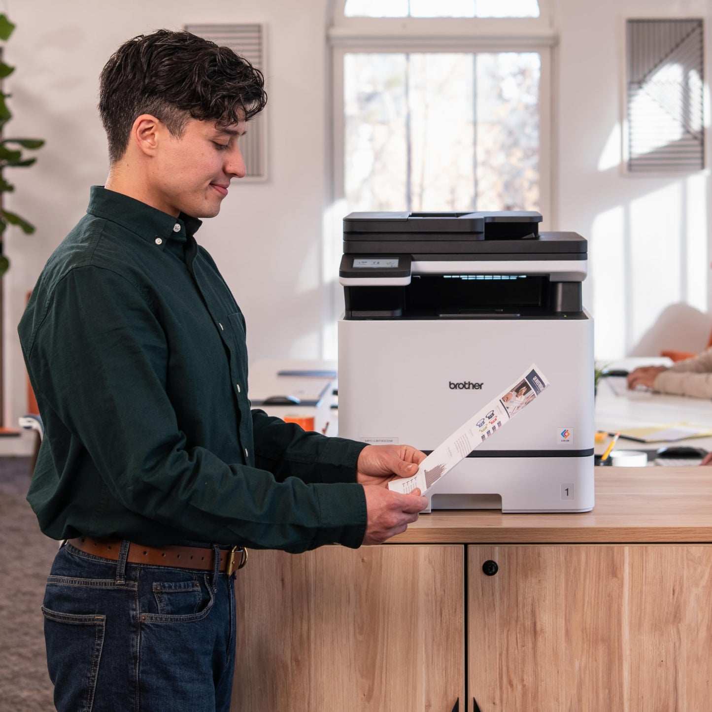 Brother MFC-L8730CDW Business Color Laser All-in-One Printer with Duplex Print, Scan, Copy, Wireless Networking, and Advanced Security Features