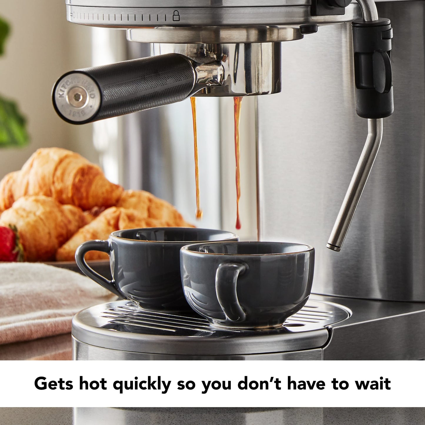 KitchenAid Metal Semi-Automatic Espresso Machine - KES6503