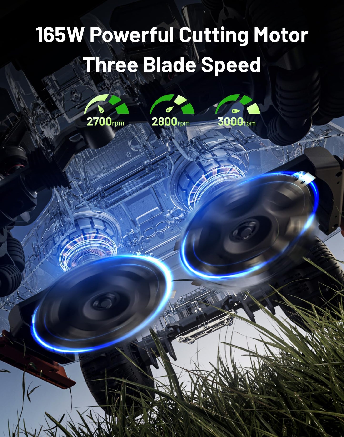 Mammotion LUBA 3 AWD 1500H Robot Lawn Mower with Garage (Ship Separately), 0.37 Acre, All-Wheel-Drive for 80% Slopes, 360° LiDAR+Dual-Camera AI Vision, 15 Multi-Zone Management, 2.2"-4.0" Cut Height