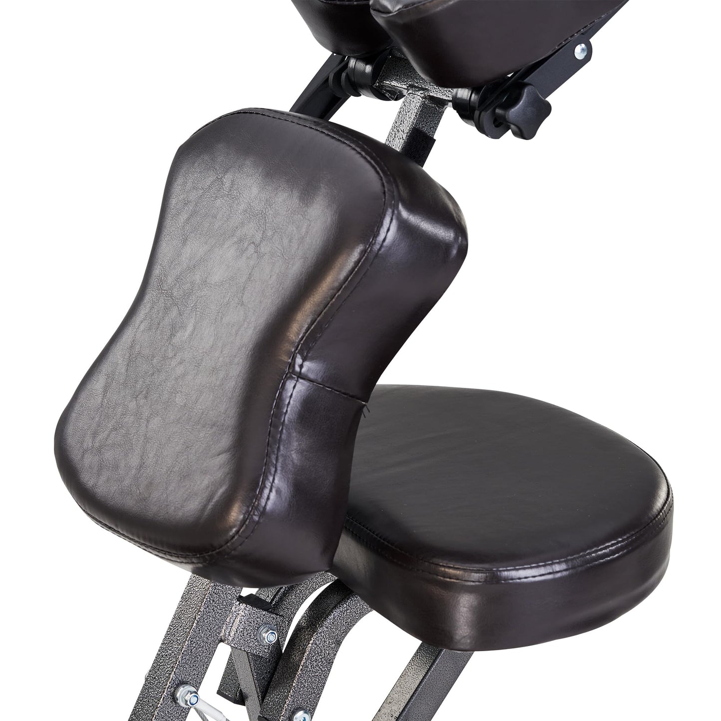 Master Massage Bedford Portable Massage Chair - Lightweight with Carrying Bag - Tattoo Height Adjustable Folding Face Cradle SPA (Coffee)