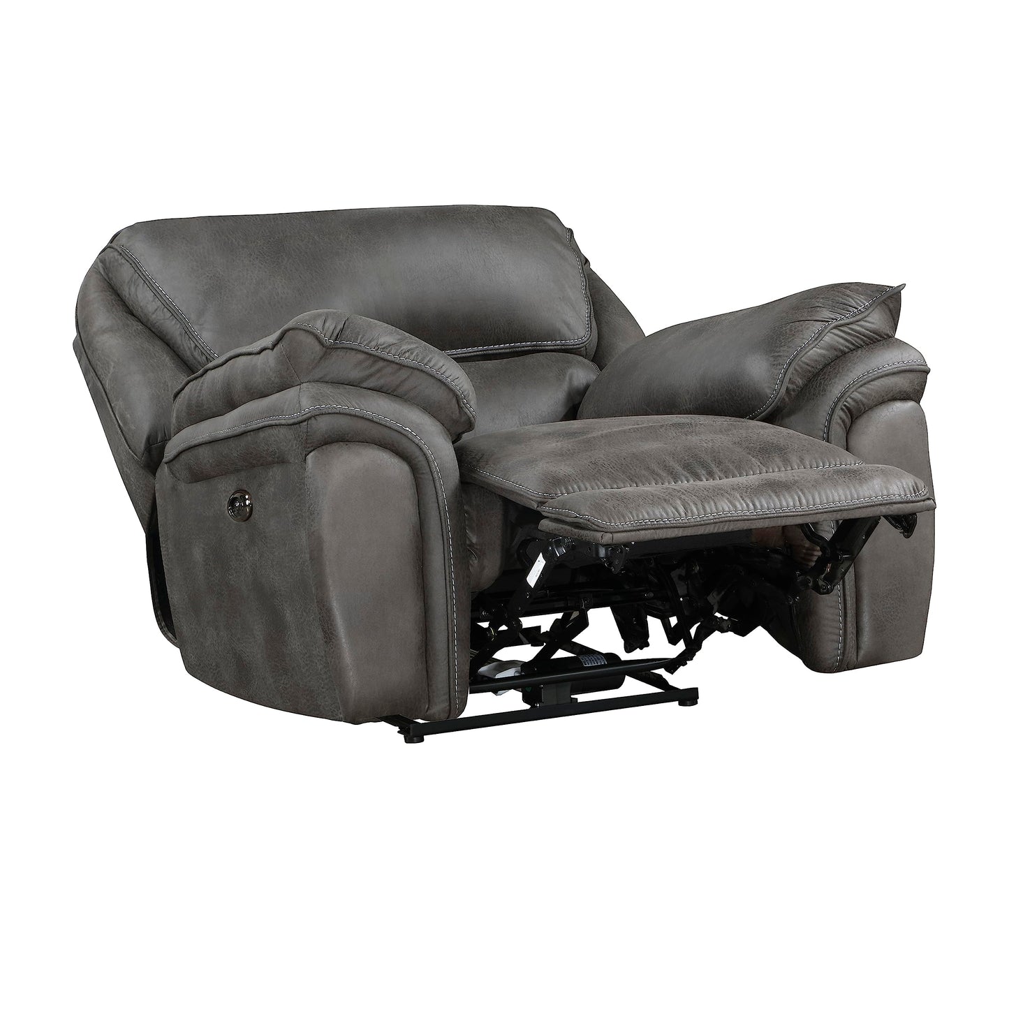 Lexicon Dorritt Power Reclining Living Room Sofa Set, 3-Piece, Gray