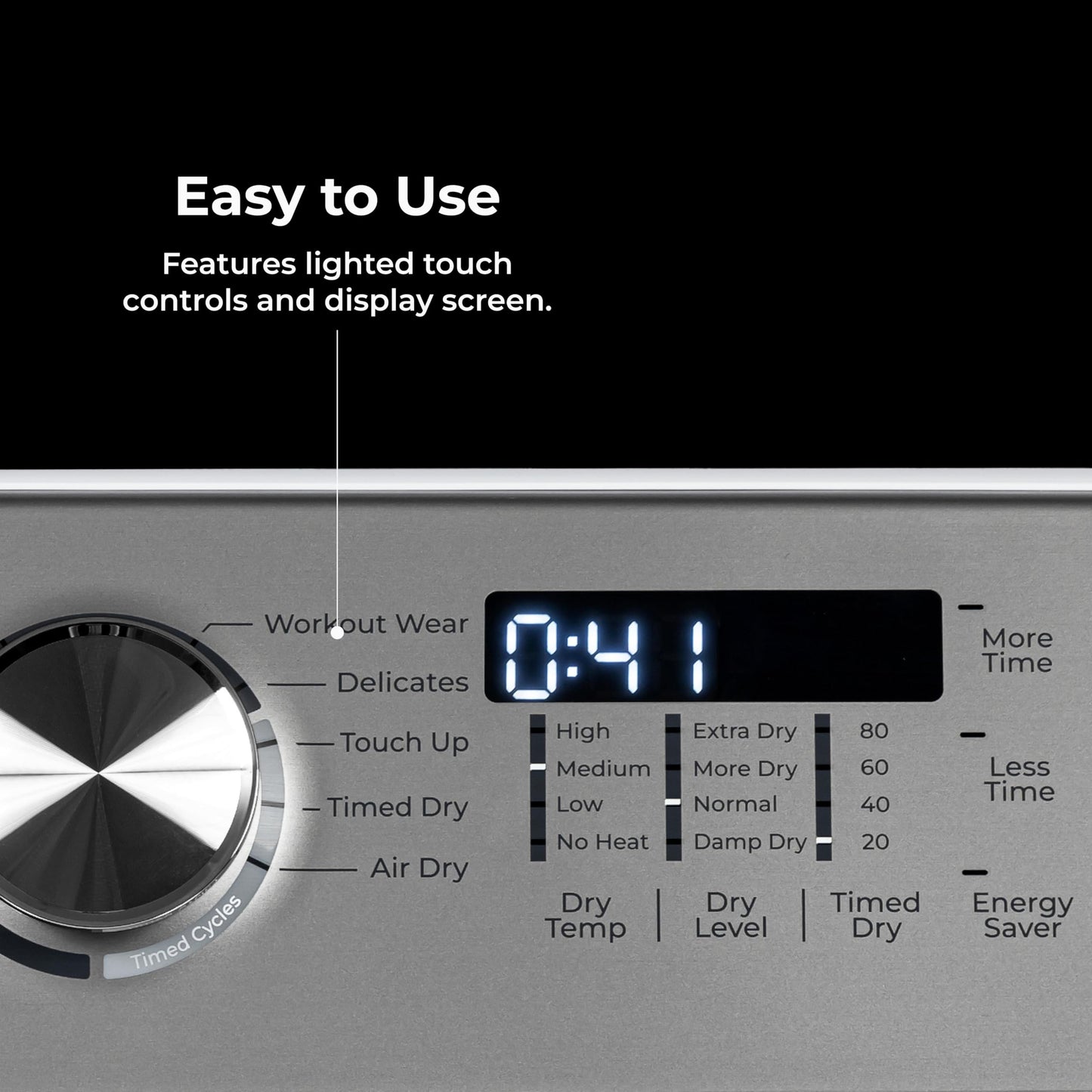 Kenmore 7.0 cu. ft. Front Load Gas Dryer - with Guard to Reduce Wrinkles & Static - Smart Sensor Drying - LED - White