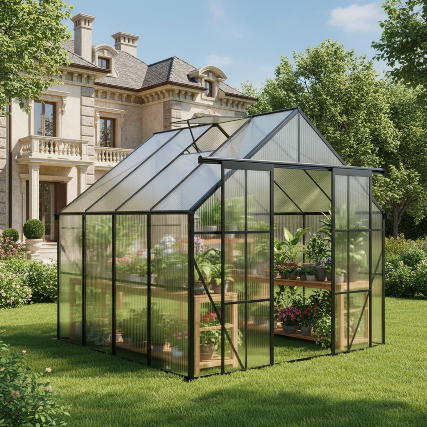 TrygoalGreenhouse, Walk-in Polycarbonate Greenhouses