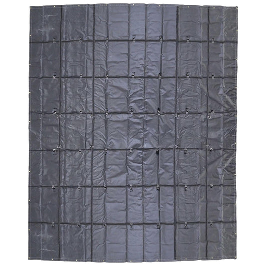 US Cargo Control Lightweight Steel Tarp - 20 Foot x 16 Foot Flatbed Tarp - 14 Ounce PVC-Coated Polyester Waterproof Material - Protects Your Flatbed Trailer Cargo from Wind, Snow, Rain, and Sun