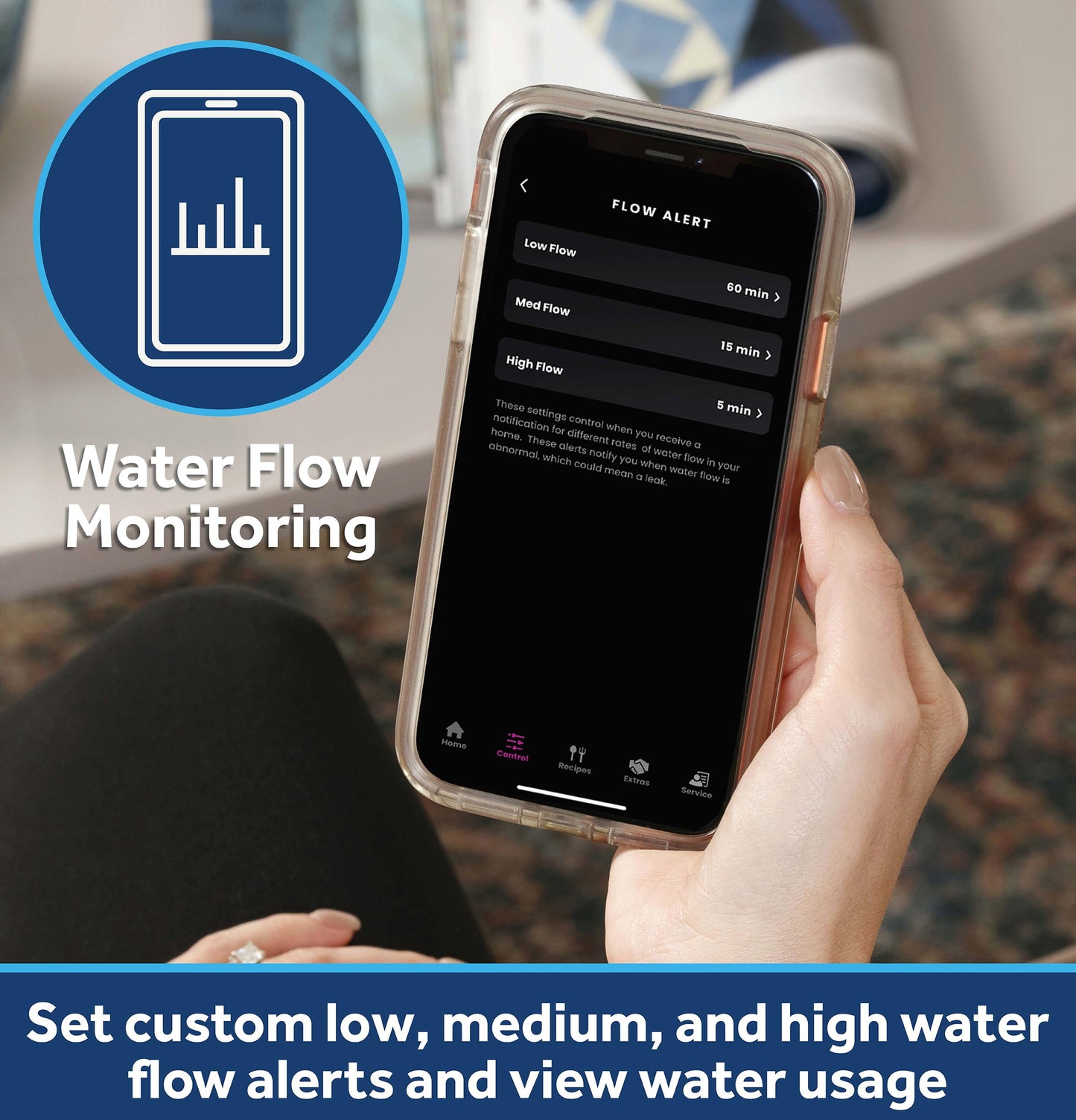 GE Smart Water Softener with Integrated Filtration, 30,000 Grain, Reduce Hard Minerals to Whole House, Built-in WiFi with Water Flow Alerts, Soft Water for Shower, Appliances, and Plumbing, GXMD30W