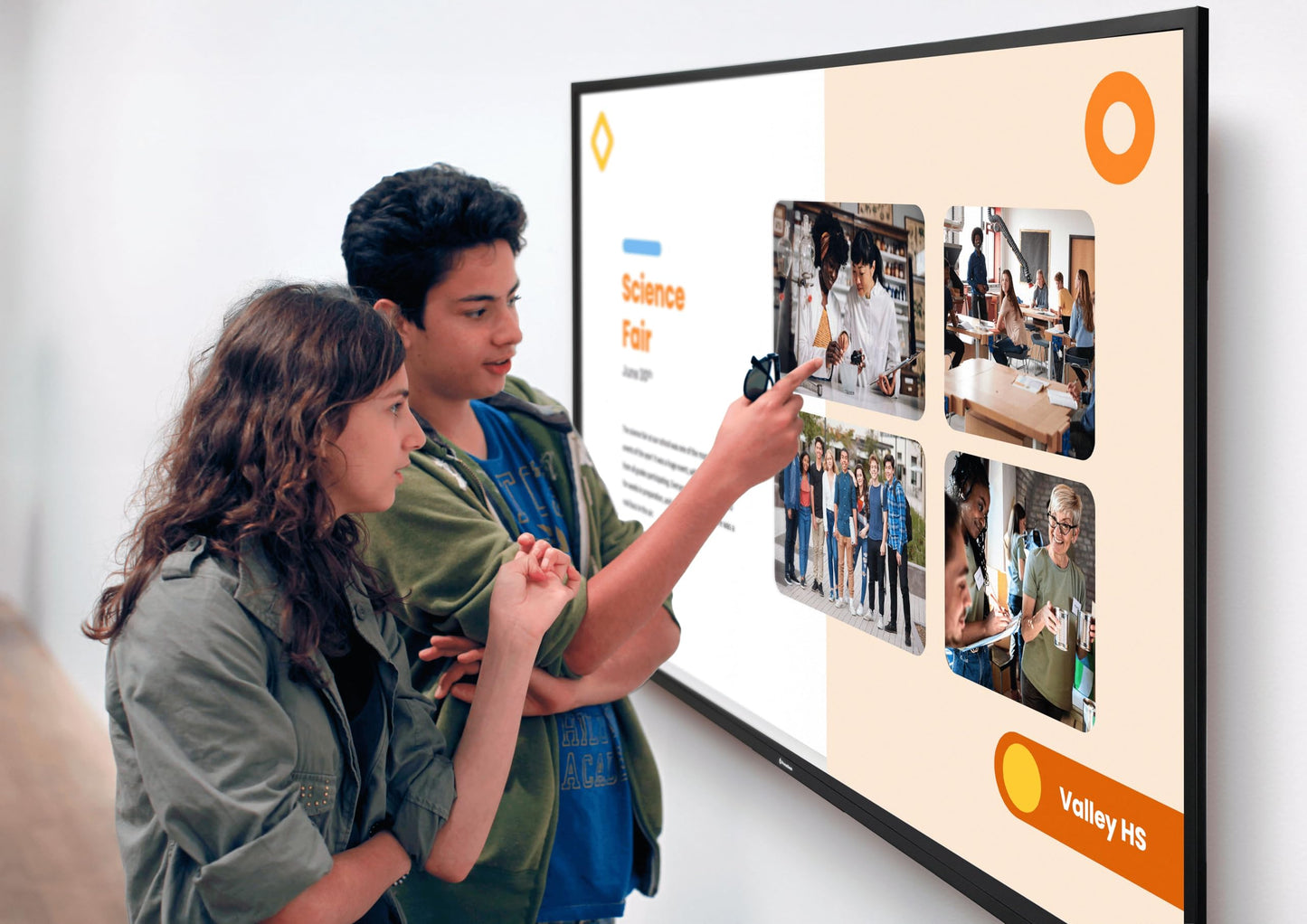 Promethean ActivPanelD 55" Commercial Digital Display, 4K UHD Non-Touch Digital Signage Screen for Announcements, Offices, Schools & Retail, Wall Mount Included, 3-Year Onsite Support