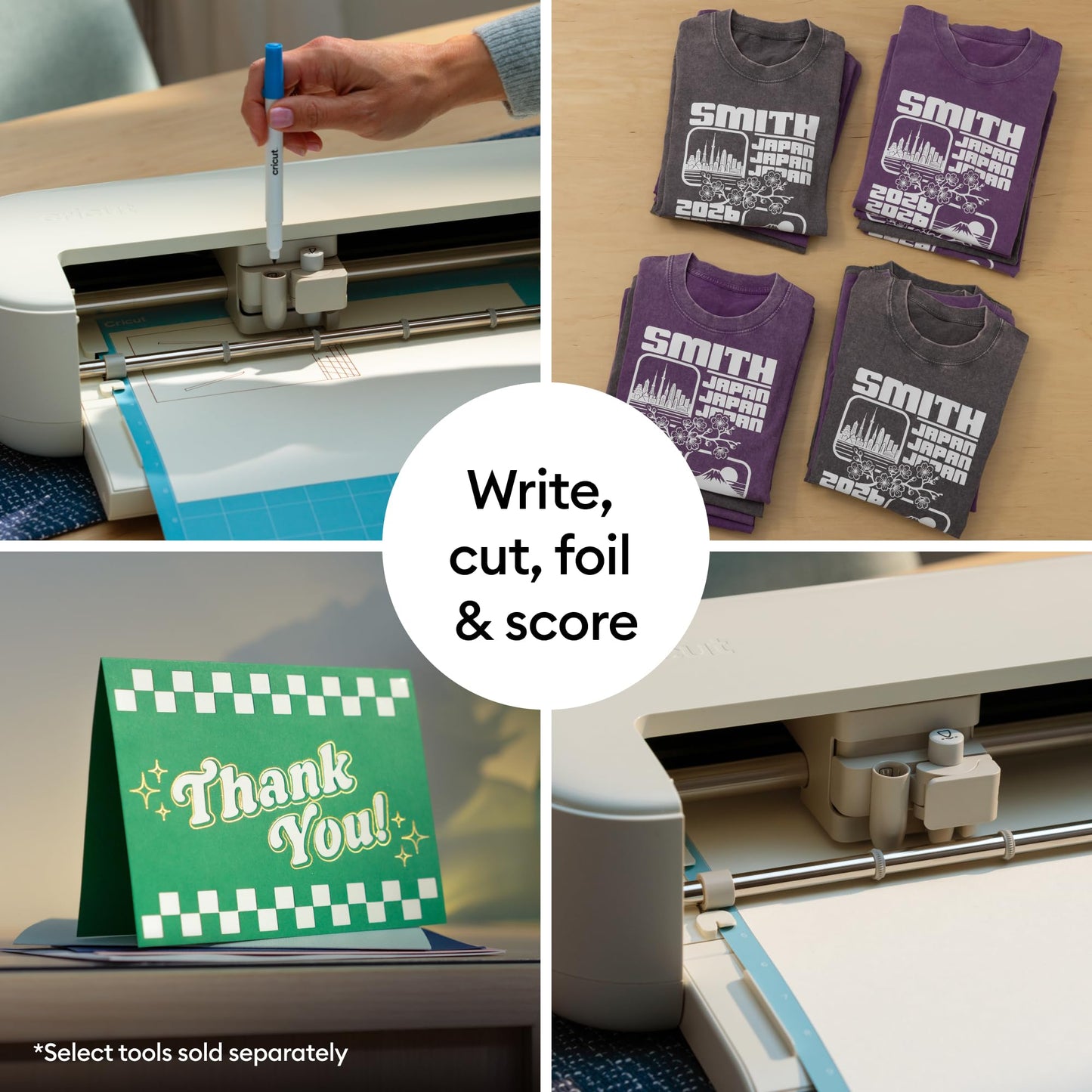 Cricut Explore® 5 Deluxe Bundle + Digital Content, Taupe - Precise Cutting Machine - Works with 100+ Materials - Sleek, Simplified Design - Includes Supplies for 100 Projects + Bonus Digital Content