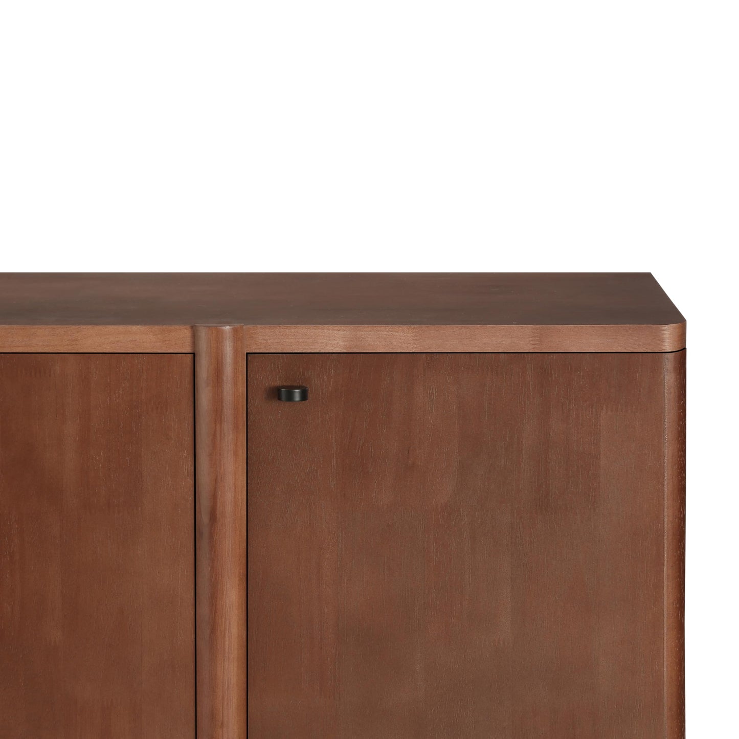 Christopher Knight Home Austen Retro Minimalist Wooden Storage Sideboard, Living Room Cupboard with Shelves, Dining Room/Kitchen Buffet Cabinet, Entryway Display Table, Home Office Credenza, Espresso