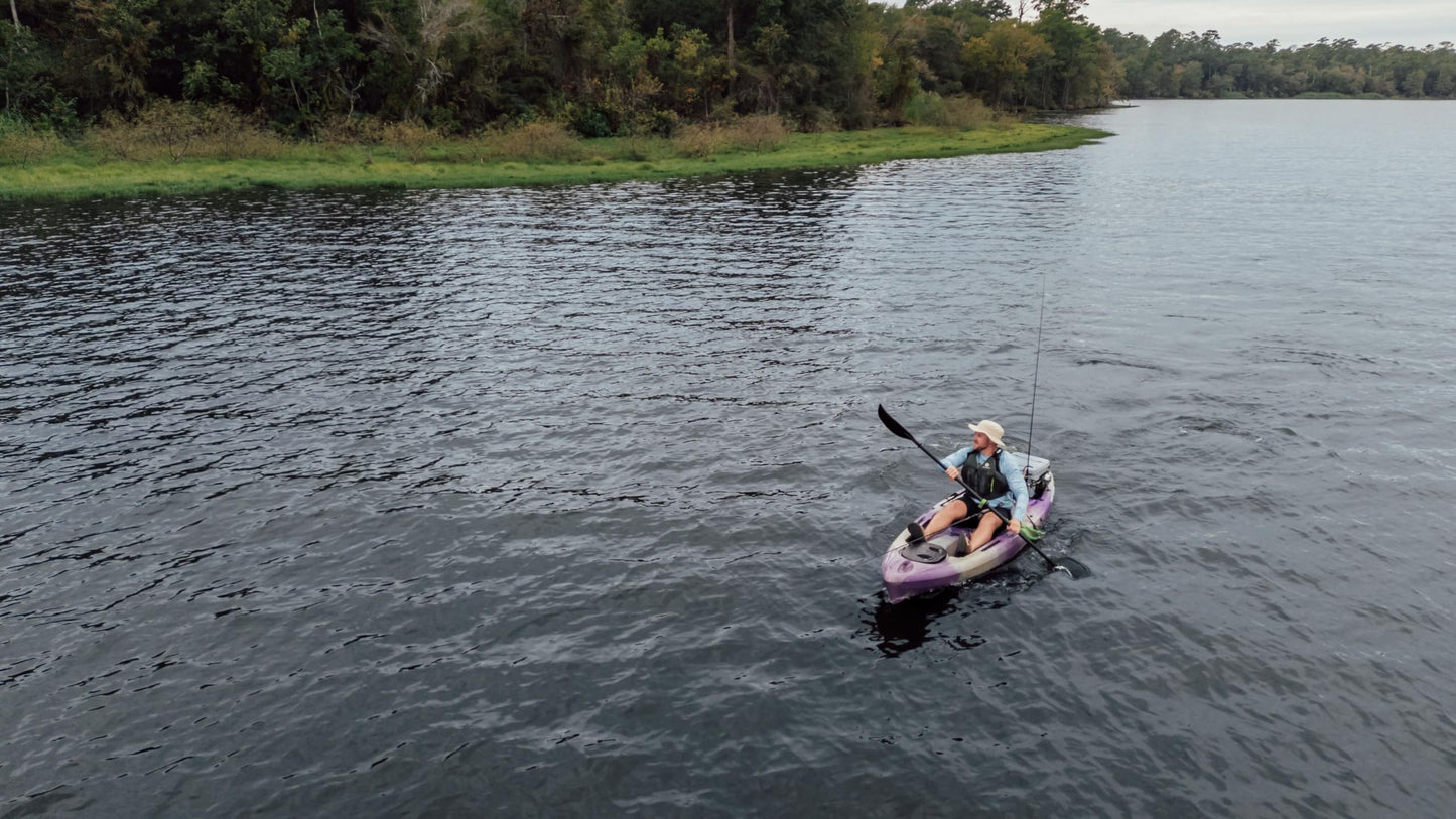 Perception Kayaks Pescador 10 - Sit on Top Fishing Kayak - Front Storage Well - Large Rear Storage and Dual Rod Holders - 10.6 ft - Fossil Tan