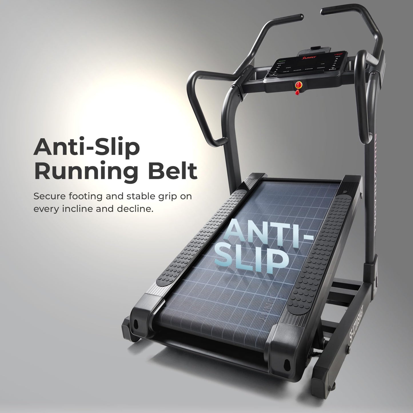Sunny Health & Fitness Auto Incline Decline Treadmill for Home with Smart Connectivity and Interactive Console, Smooth and Quiet Motor with Cushion Deck, SunnyFit App Access